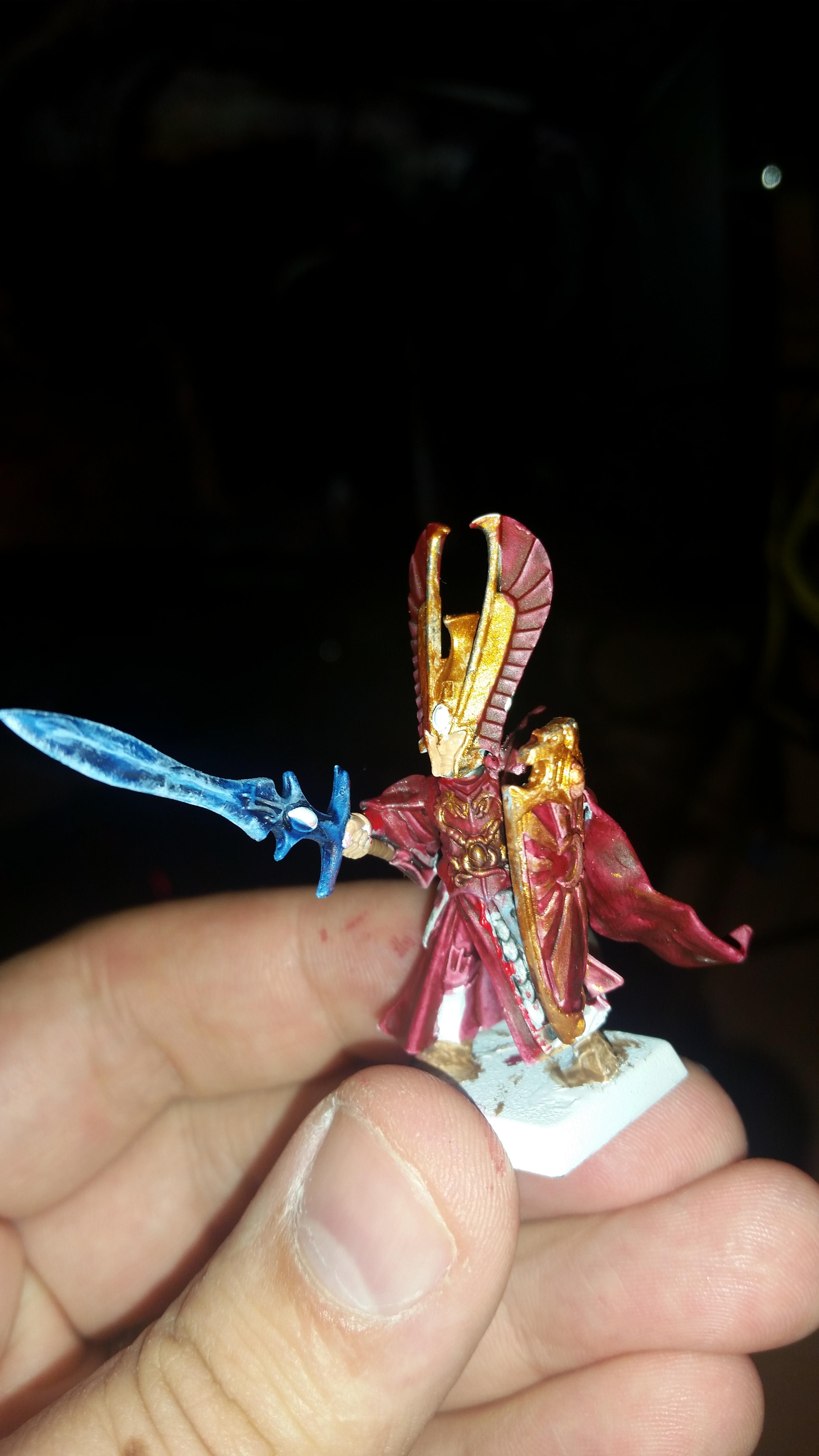 High Elves, Red Armour, Sword