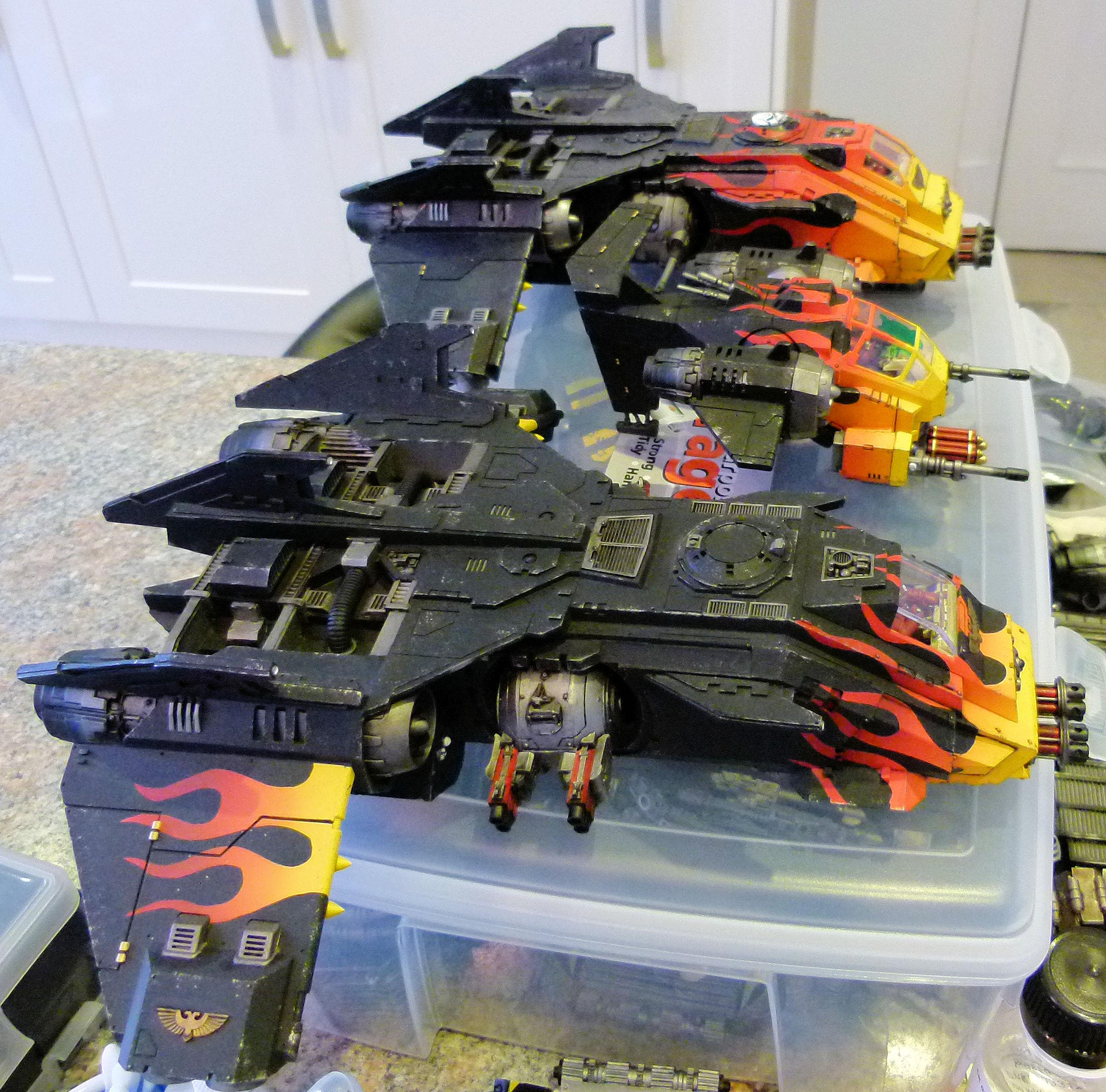 Legion of the Dead Fire Raptors Squadron Side