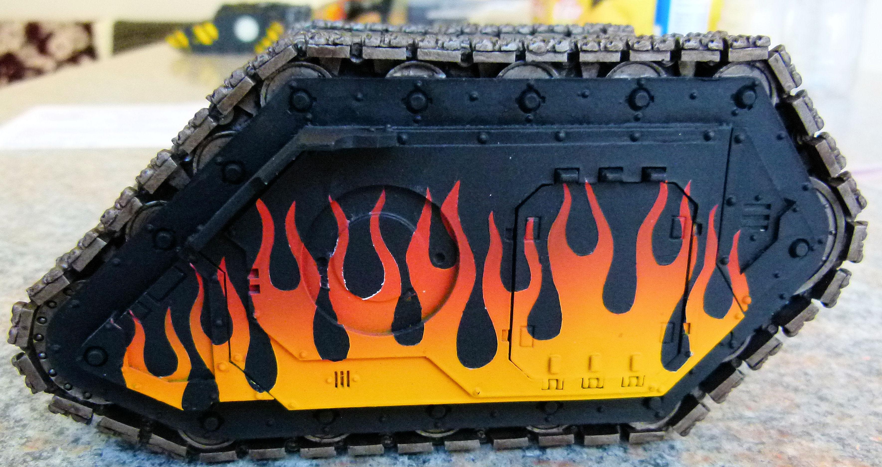 Legion of the Dead Land Raider Proteus Side WIP