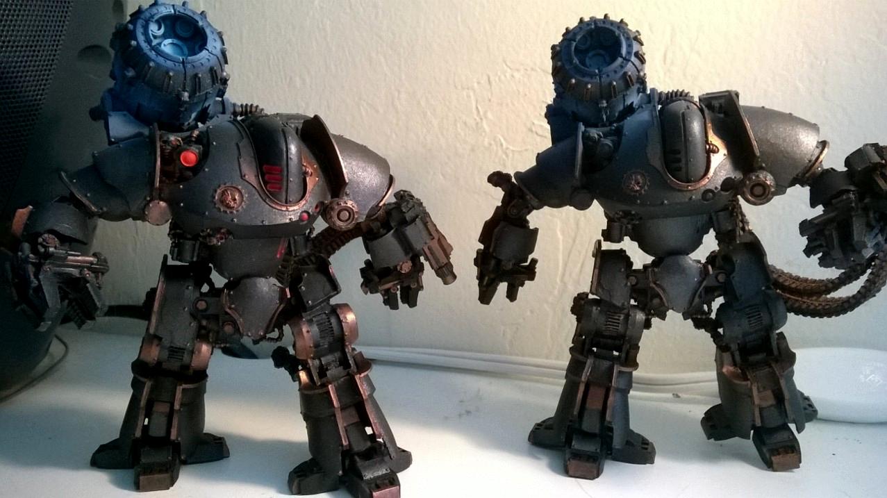 30k, Mechanicum, Object Source Lighting, Thanatar, Work In Progress