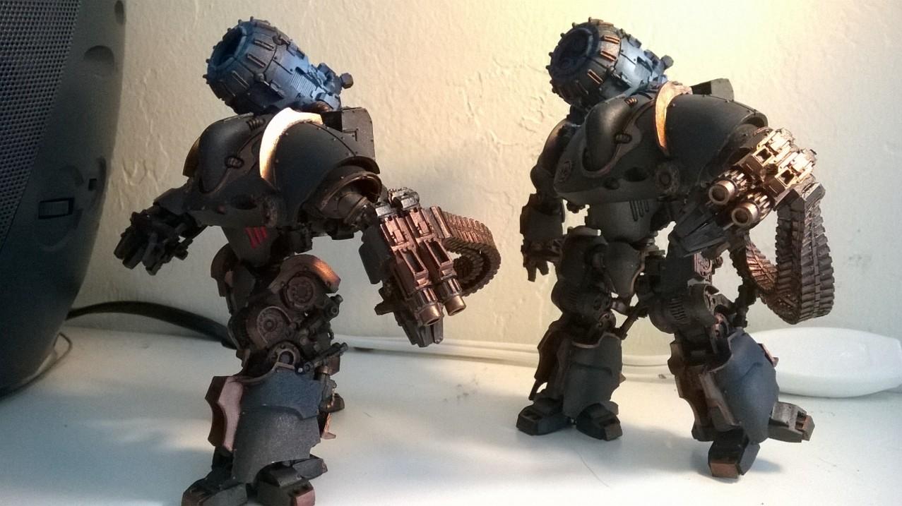 30k, Mechanicum, Object Source Lighting, Thanatar, Work In Progress