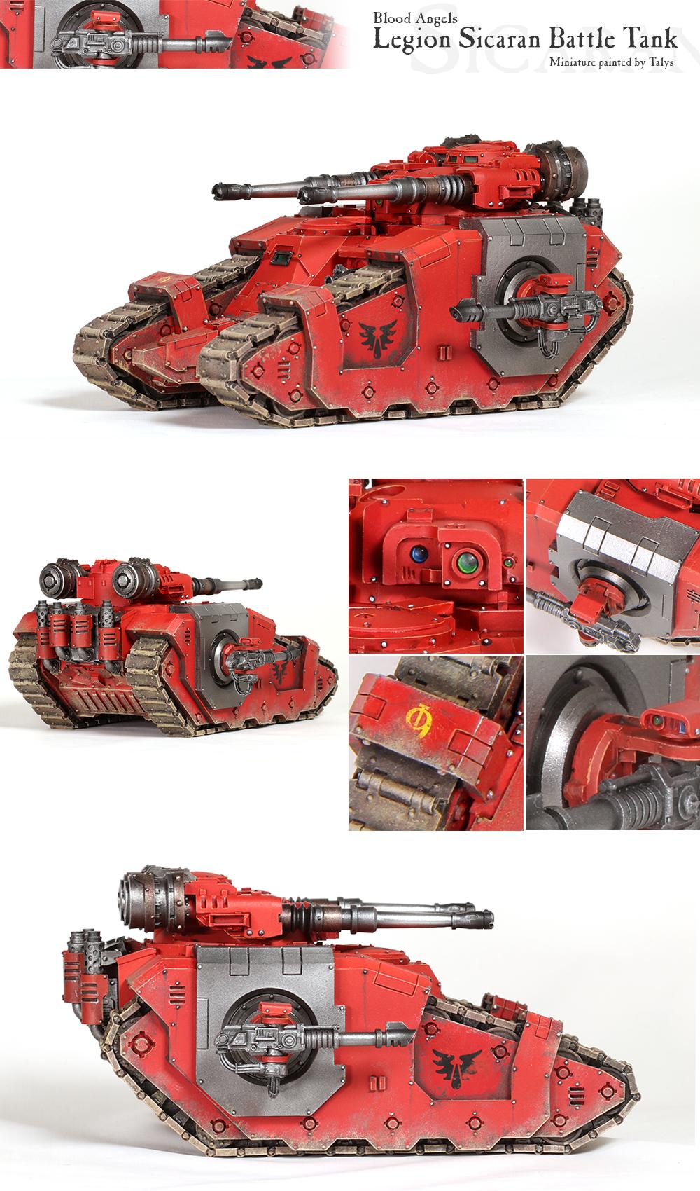 Blood Angels, Horus Heresy, Sicaran, Talys, Tank