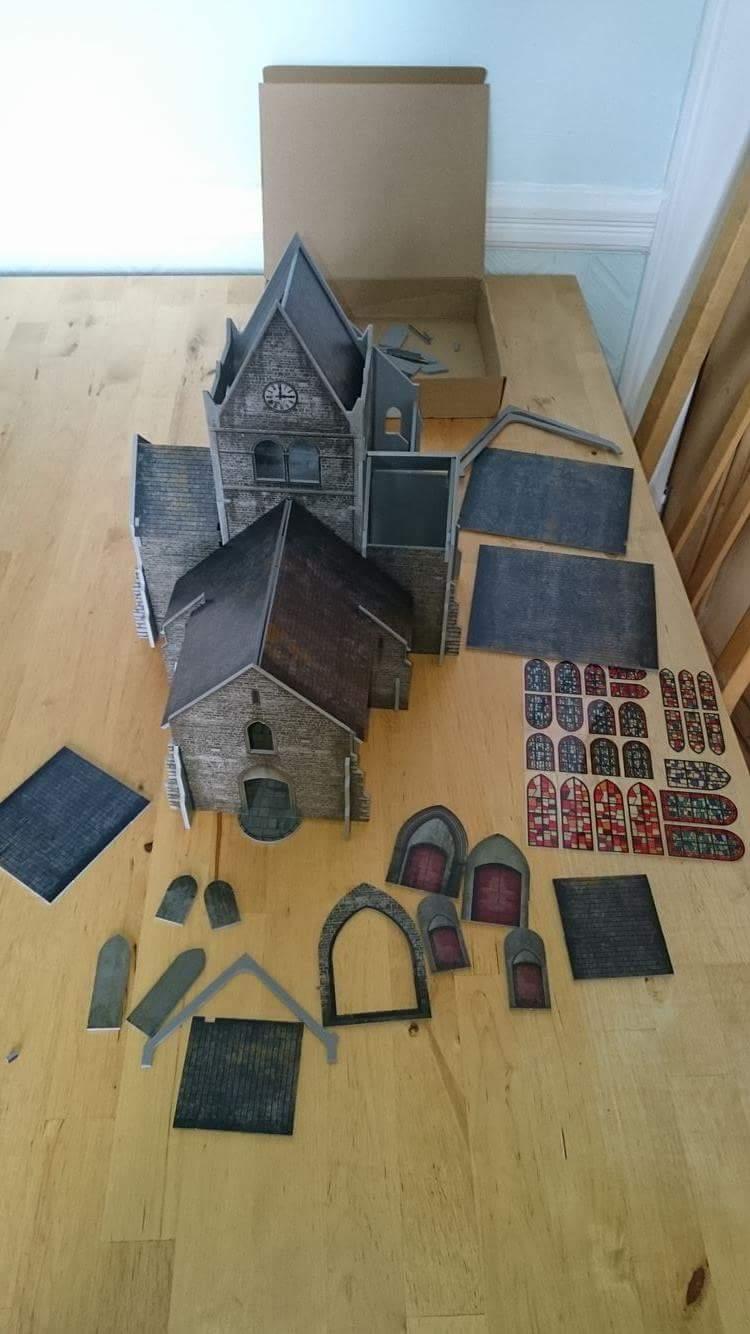 Terrain, Plastcraft church built ish
