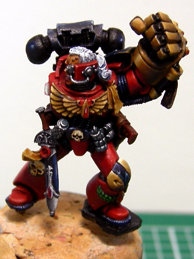 2nd Edition, Blood Angels, Commander, Games Day 2012, Power Fist, Warhammer 40,000, Work In Progress