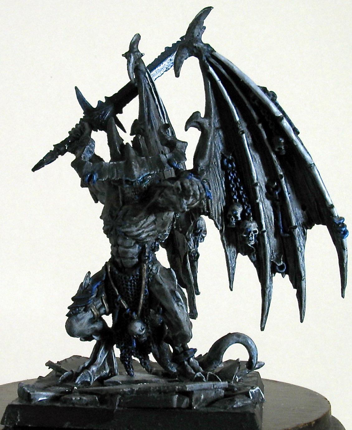 Figurine Daemon Prince Be'lakor En Métal - Warhammer Oldhammer, D'occasion