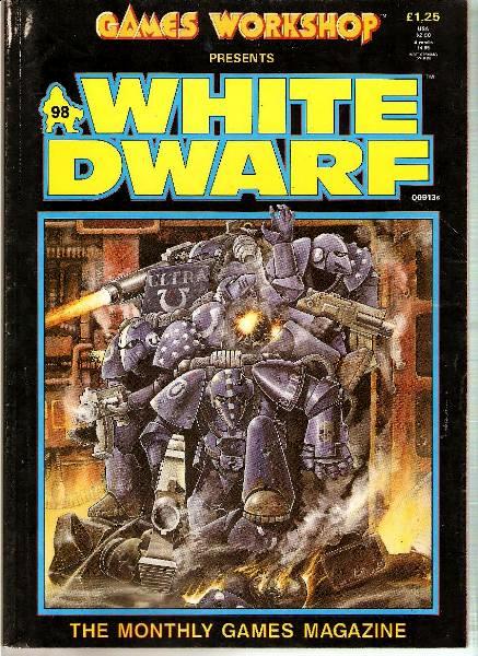 Copyright Games Workshop, Cover, Retro Review, Rogue Trader, White Dwarf