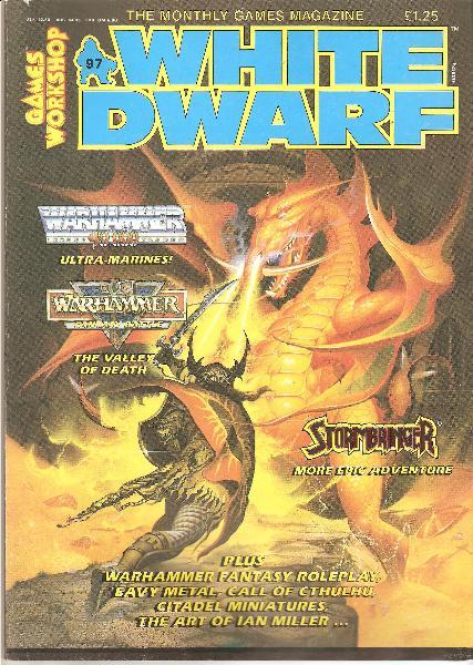 Copyright Games Workshop, Cover, Retro Review, Rogue Trader, White Dwarf
