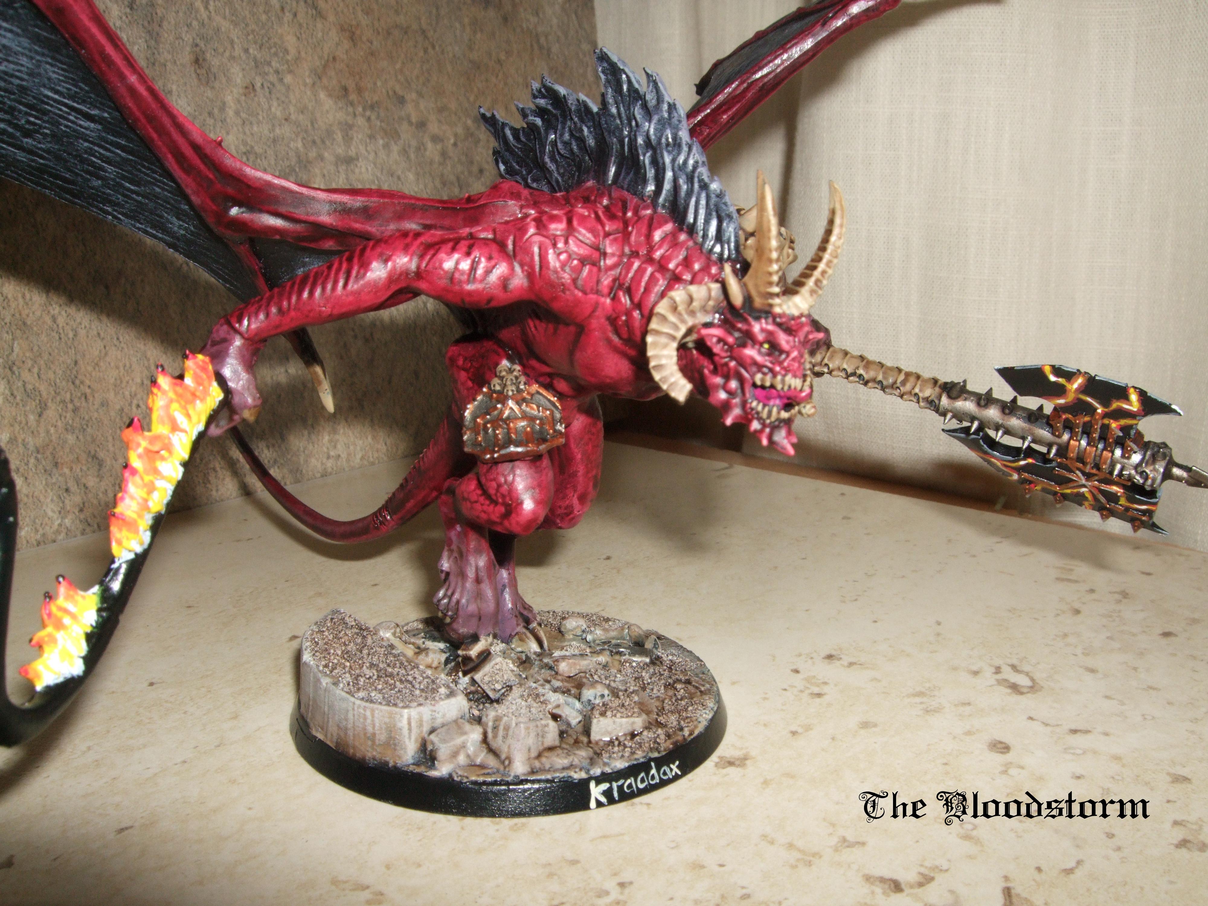 Balrog, Bloodthirster, Chaos, Greater Daemon, Khorne Daemonkin, Unfettered Fury, Warhammer 40,000