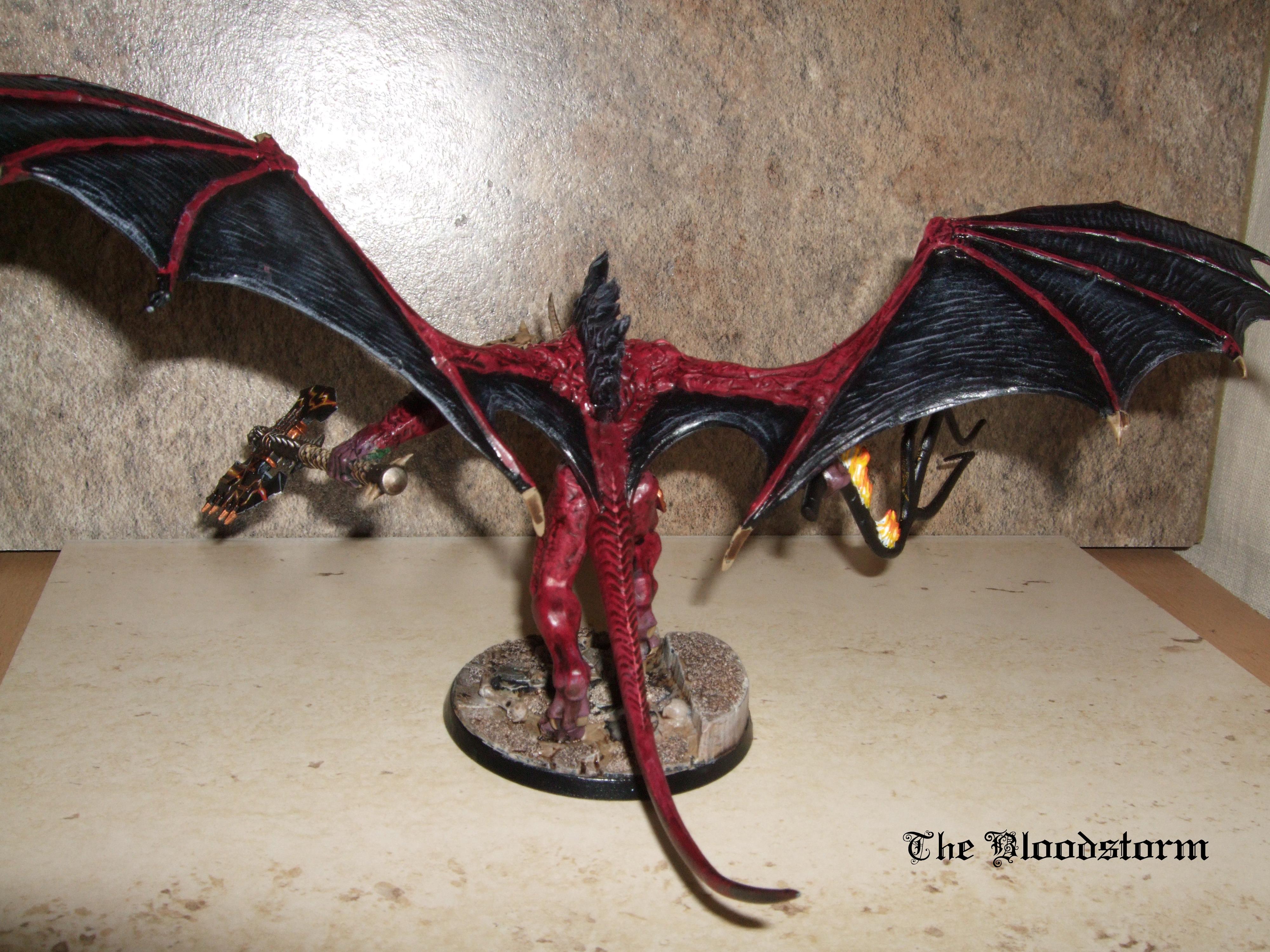 Balrog, Bloodthirster, Chaos, Greater Daemon, Khorne Daemonkin, Unfettered Fury, Warhammer 40,000