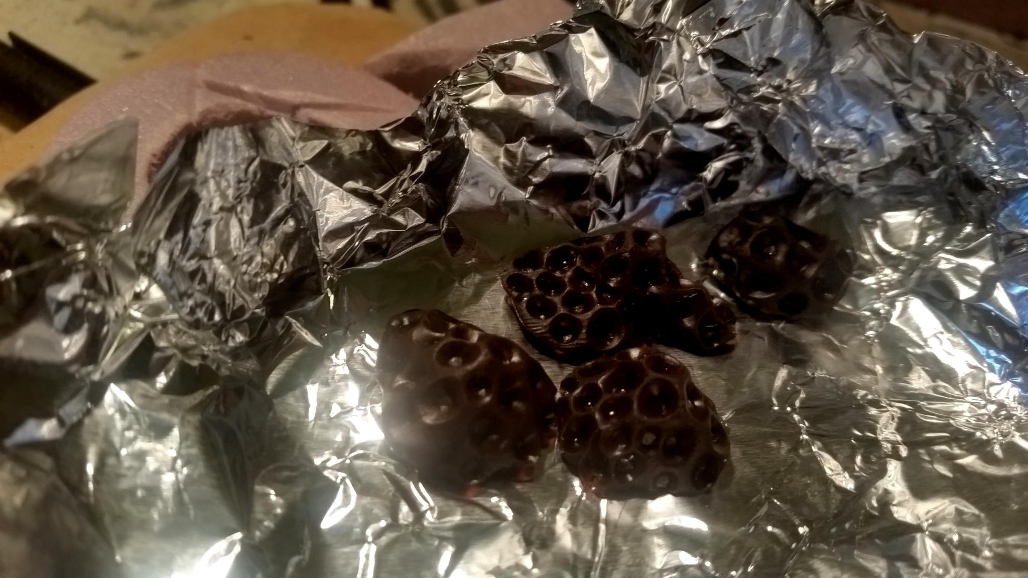 Sculpey bits...I burned them
