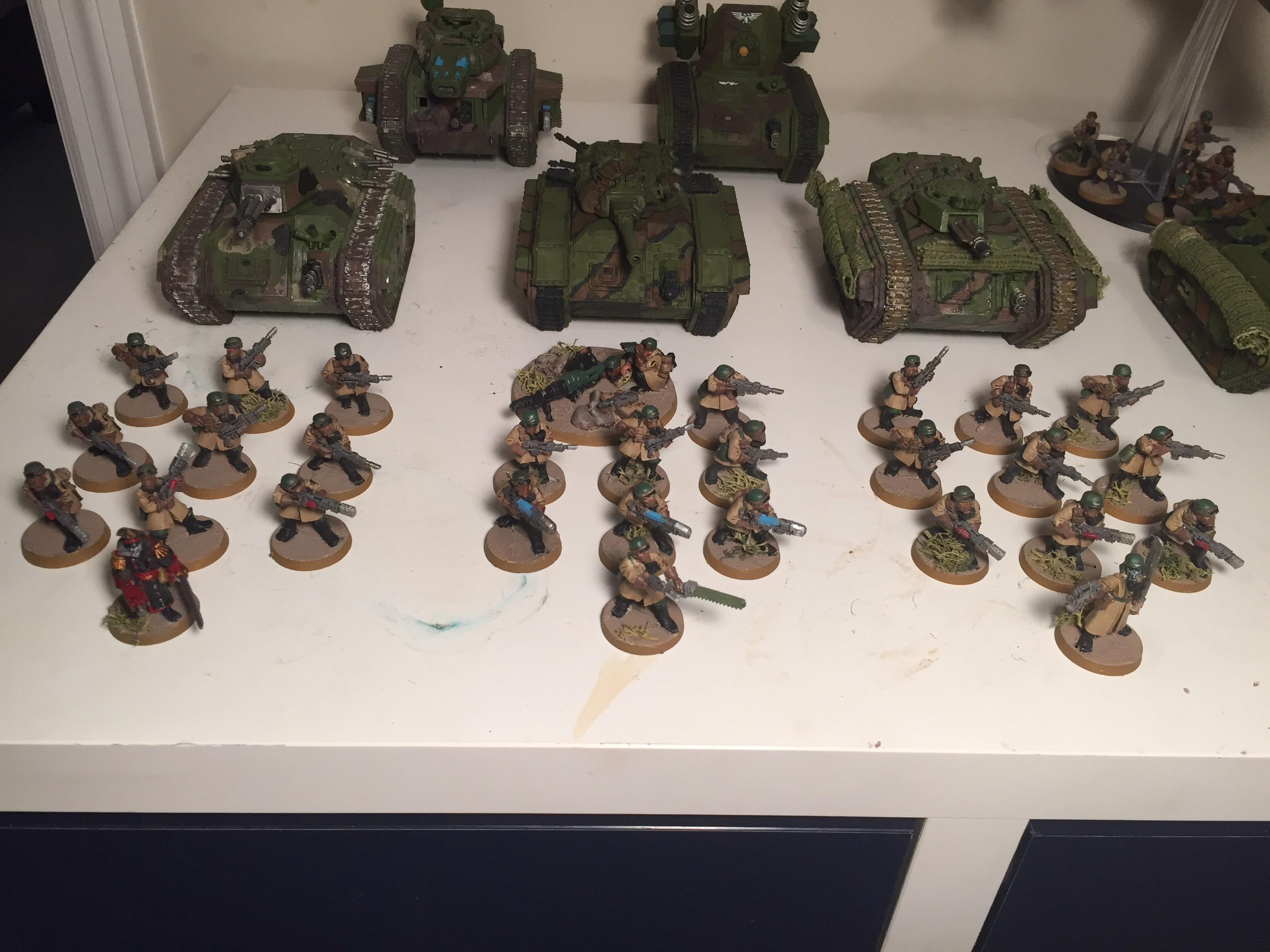 Astra Militarum, Imperial Guard, Inquisition, Steel Legion, Vostroyan