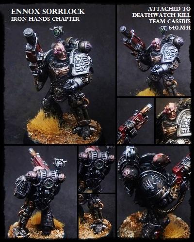 Deathwatch, Iron Hands, Space Marines, Warhammer 40,000