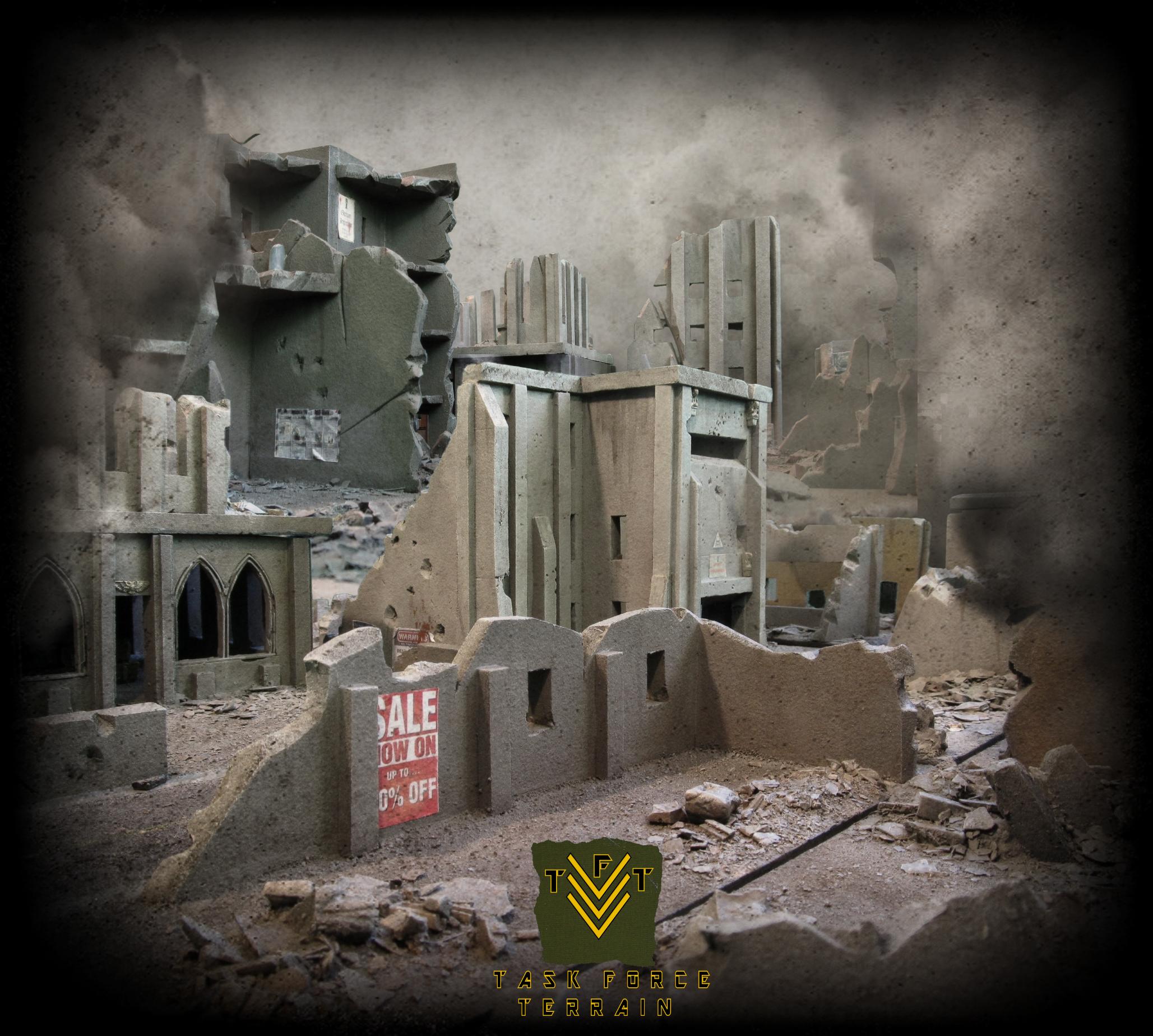Warhammer scenery 40k game table