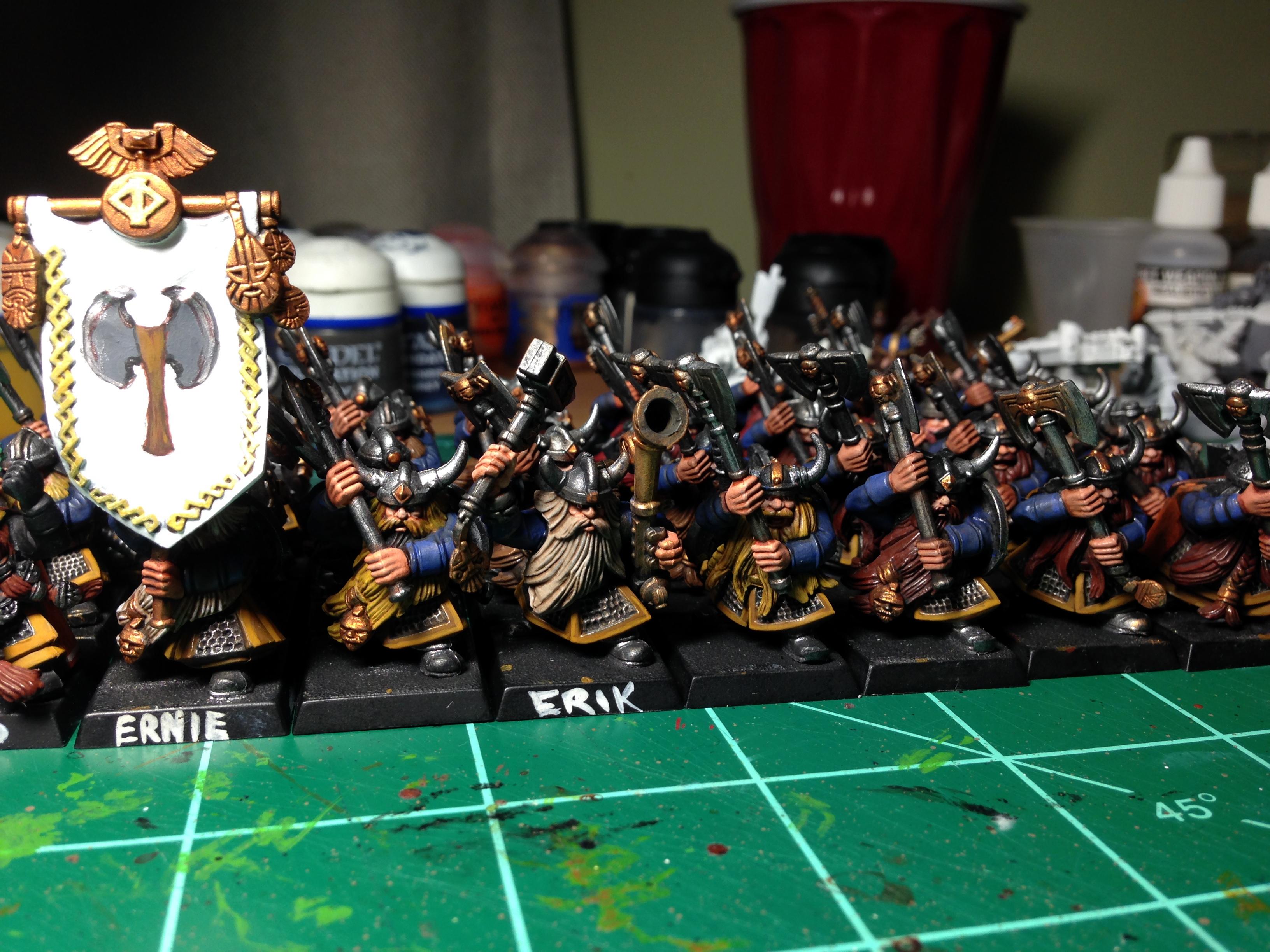 Age Of Sigmar, Death, Dwarves, Modeling, Painting, Progress