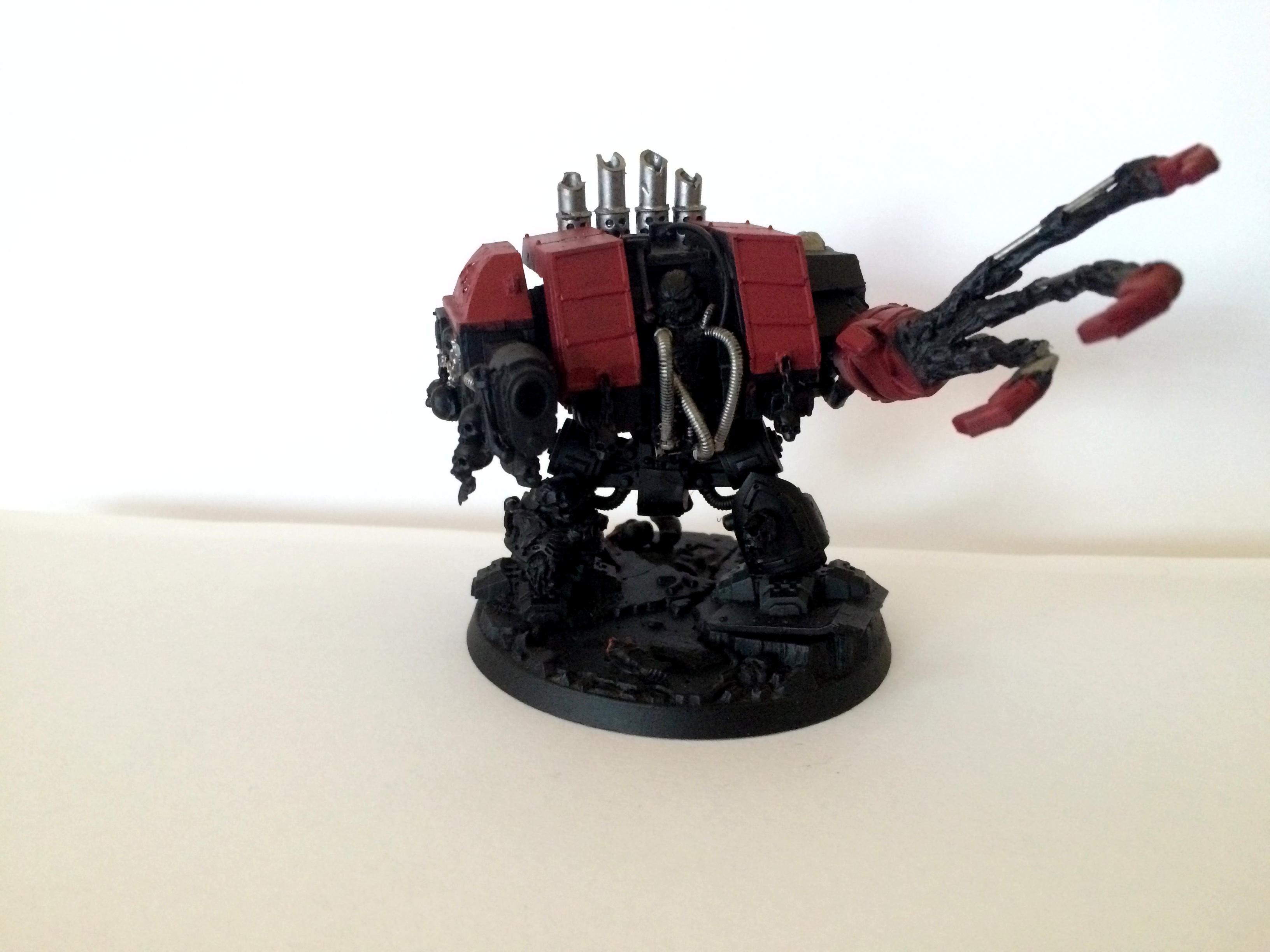 Cannon, Chaos, Conversion, Customised, Dreadnought, Helbrute, Old, Plasma, Scourge, Space, Space Marines, Venerable