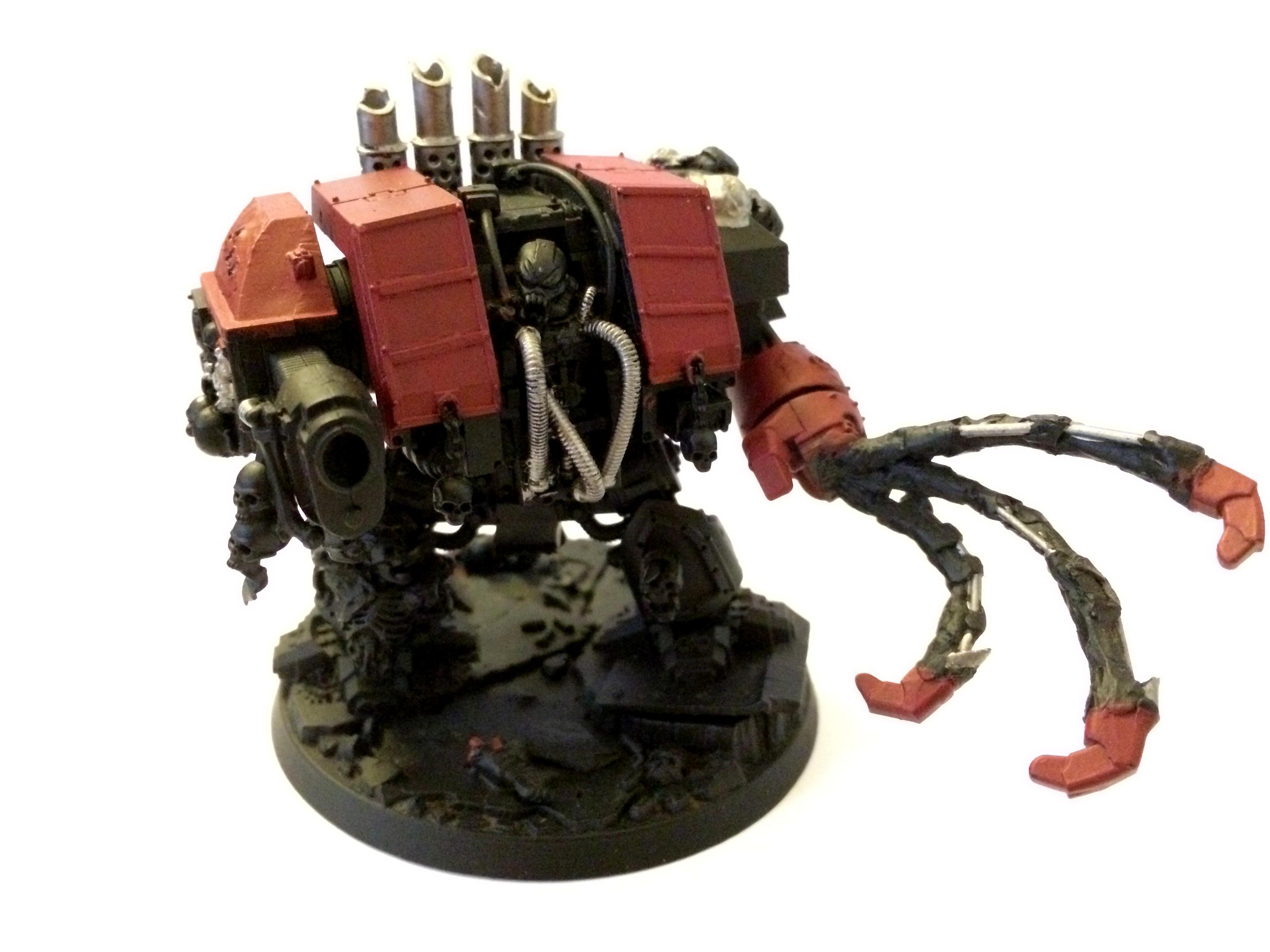 Cannon, Chaos, Conversion, Customised, Dreadnought, Helbrute, Old, Plasma, Scourge, Space, Space Marines, Venerable