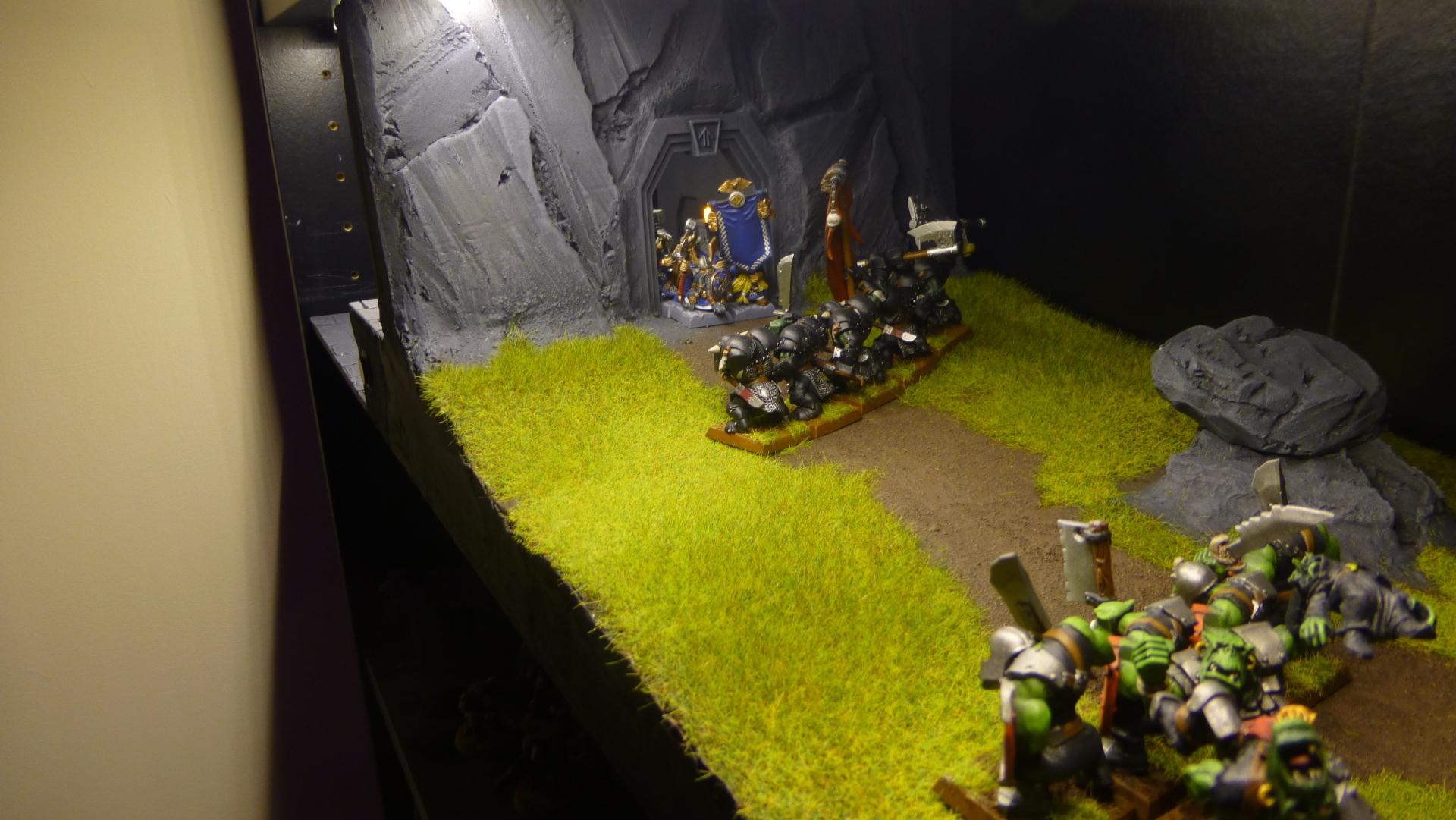 Dwarves, Mine, Orcs, Scene
