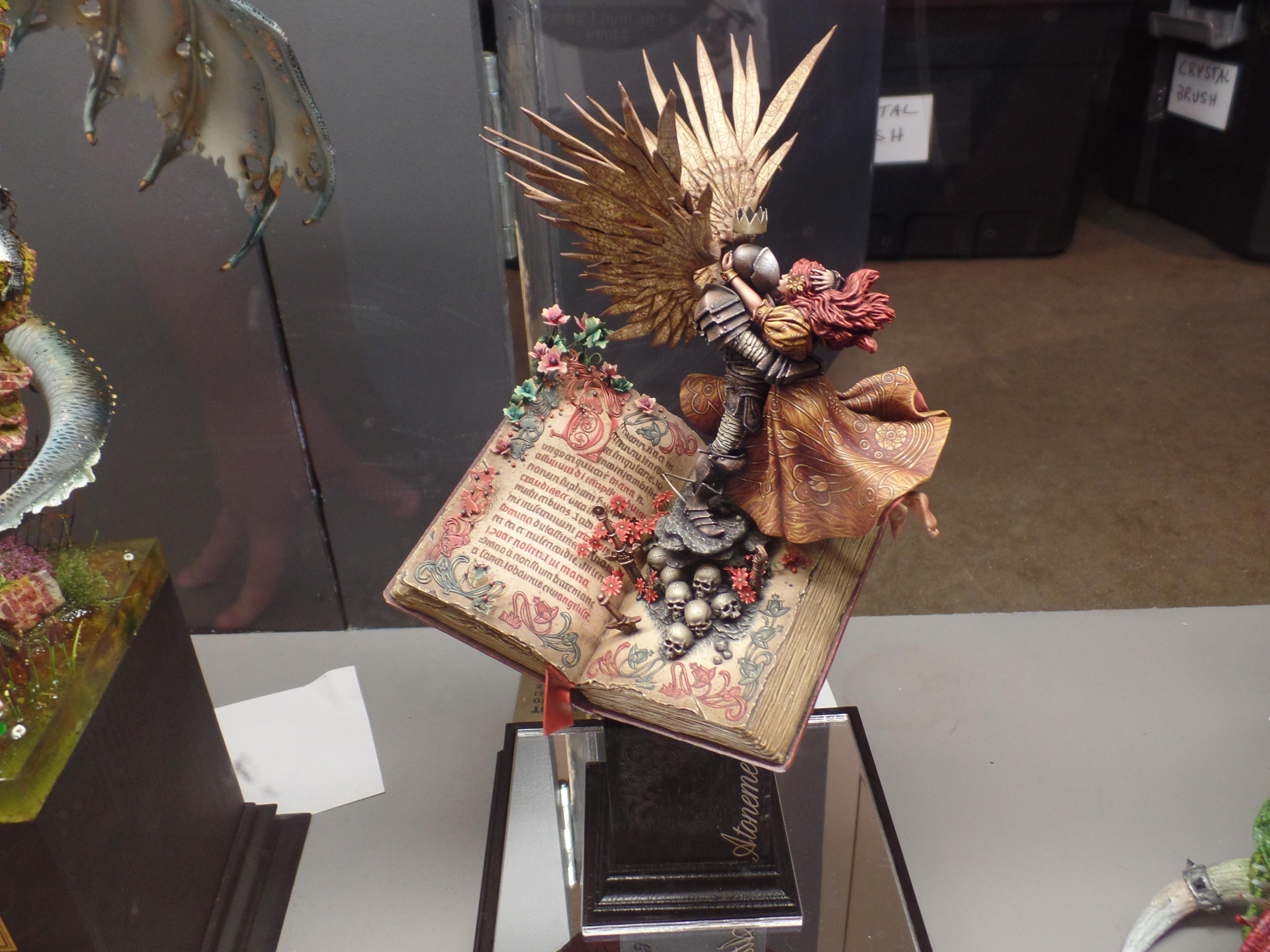 Angel, Book, Diorama, Love