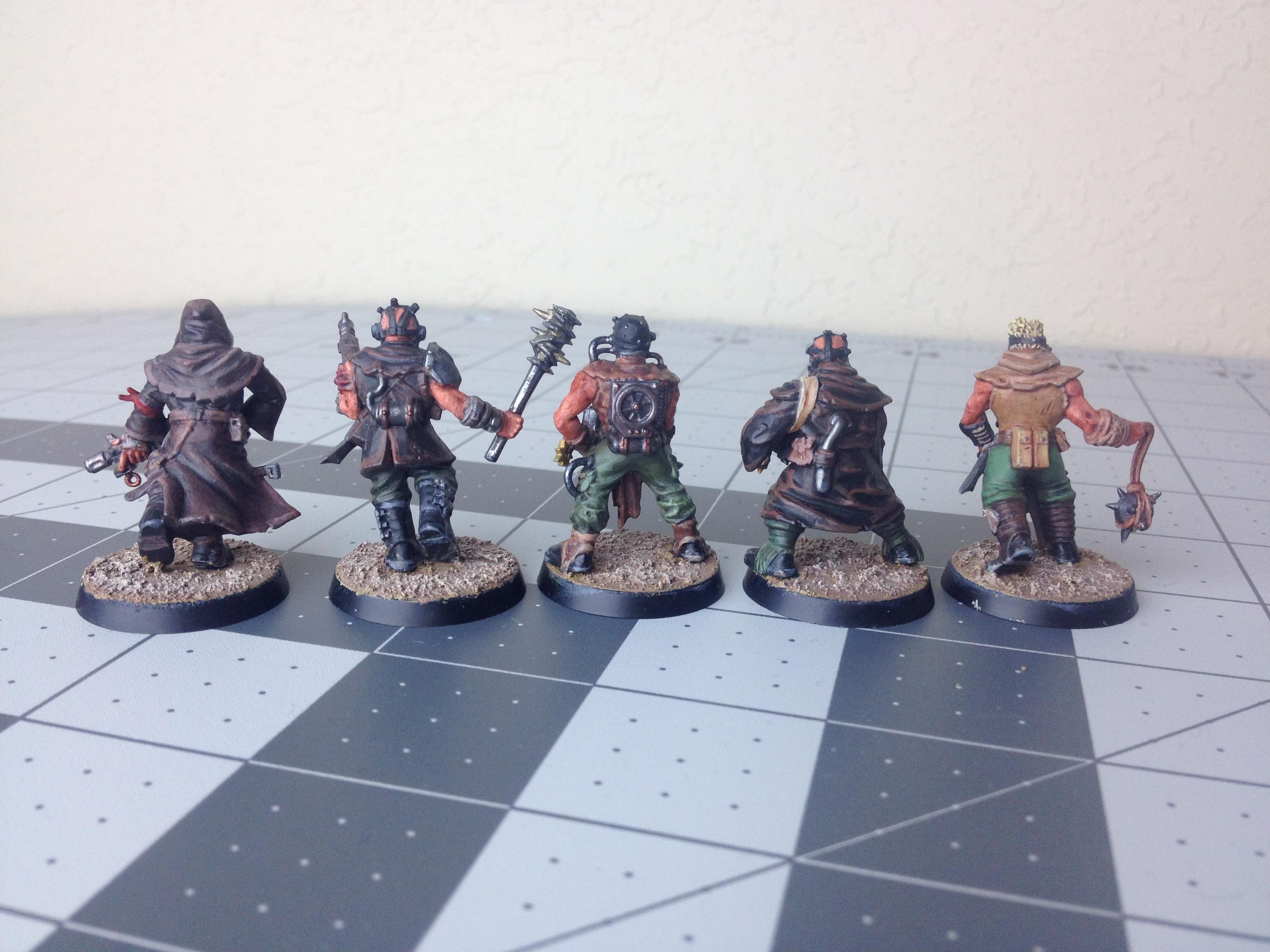 Back, Based, Chaos, Cultists, Finished, Warhammer 40,000