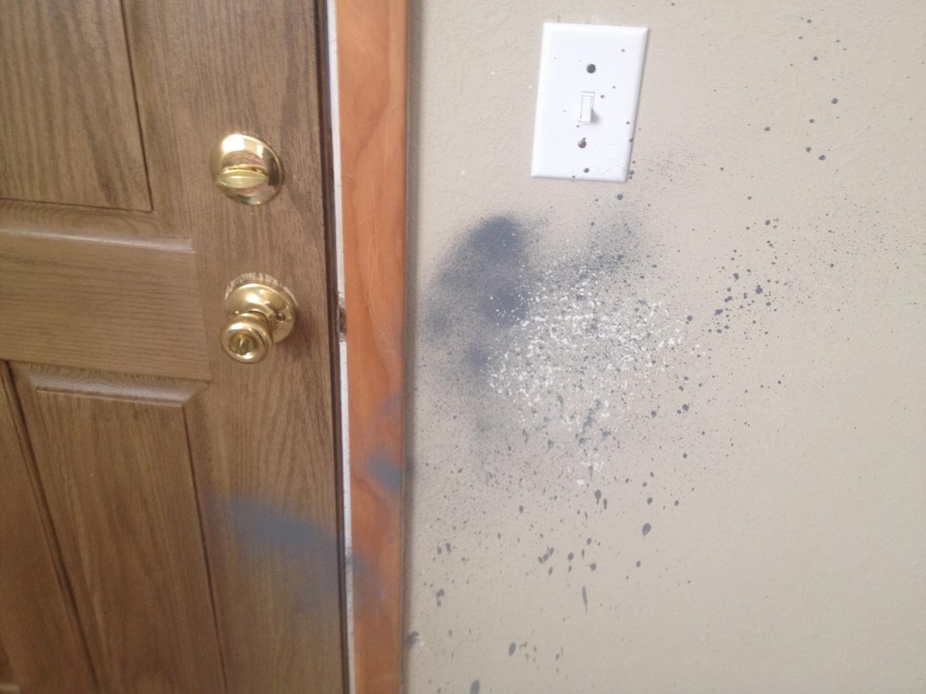 Damage, Oops, Painted, Splode, Wall