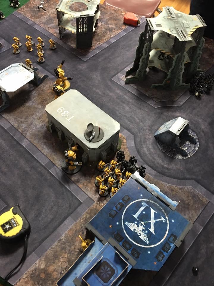 Turn 4 - my chainsword squad and preator had their arse handed to them... by failing a charge