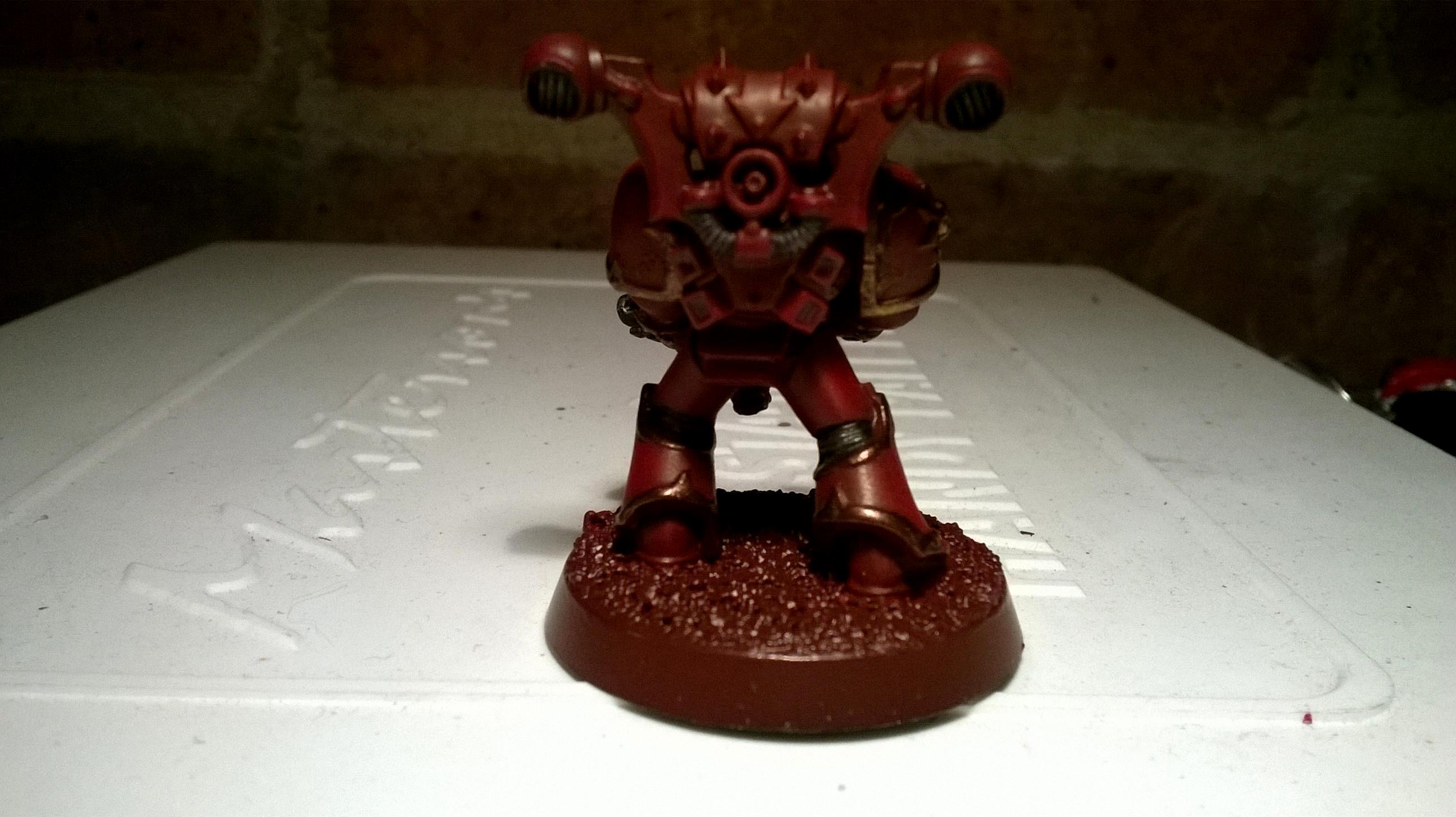 Chaos Space Marines, CSM test scheme - basecoats &amp; highlighting 3