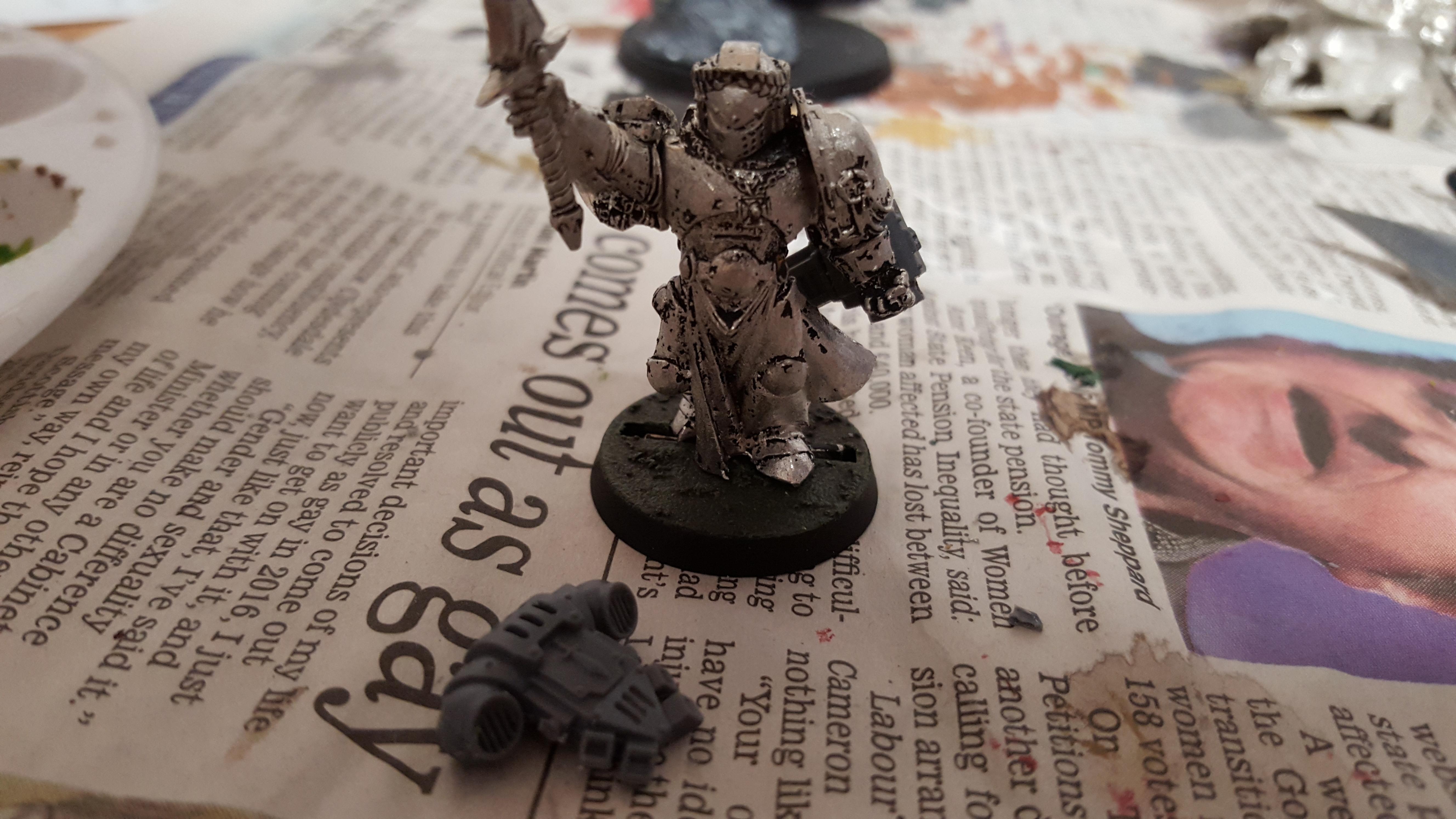 Brotherhood Champion, Conversion, Deadshot, Emperor's Champion, Grey Knights, Work In Progress