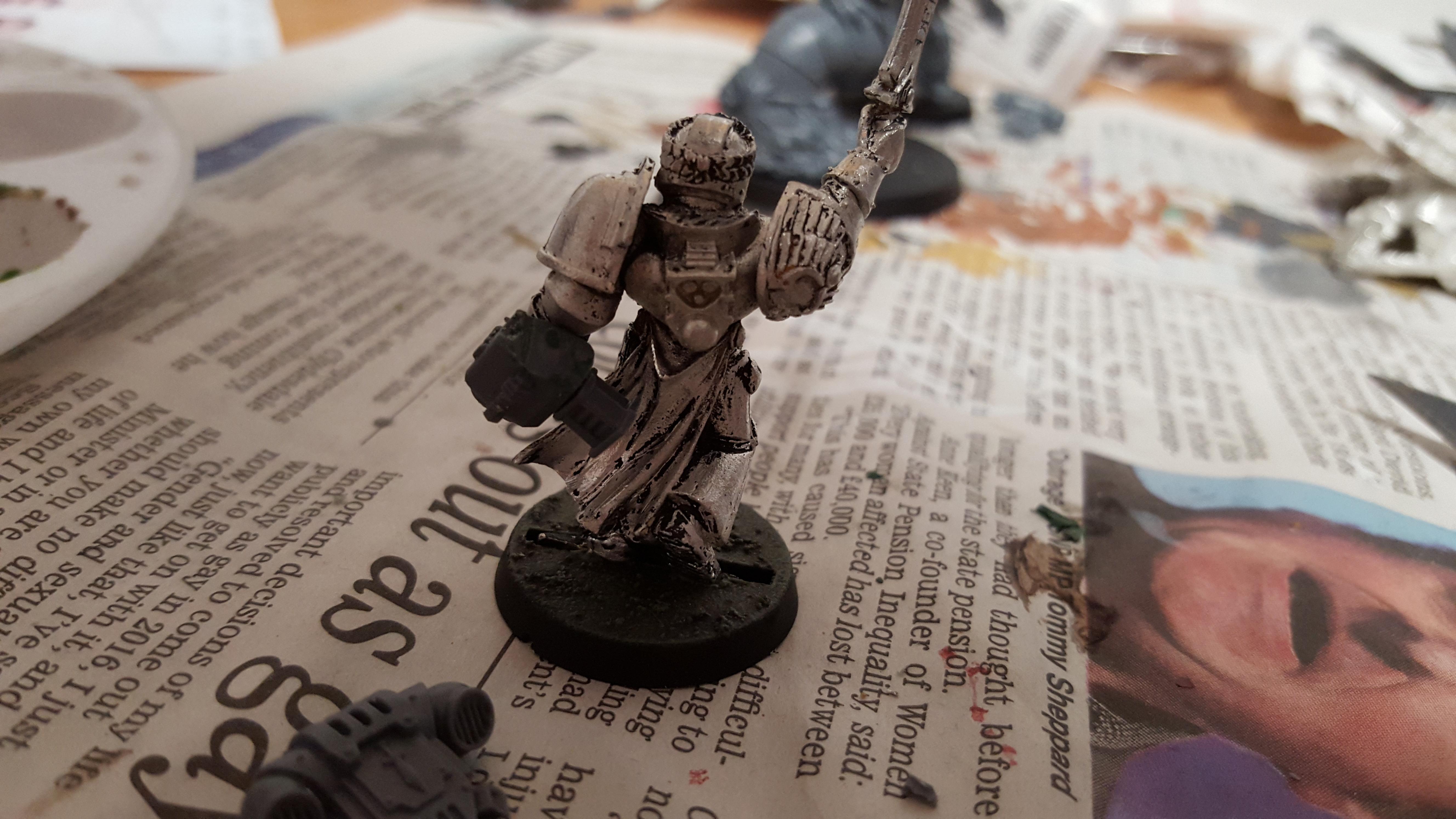 Brotherhood Champion, Conversion, Deadshot, Emperor's Champion, Grey Knights, Work In Progress