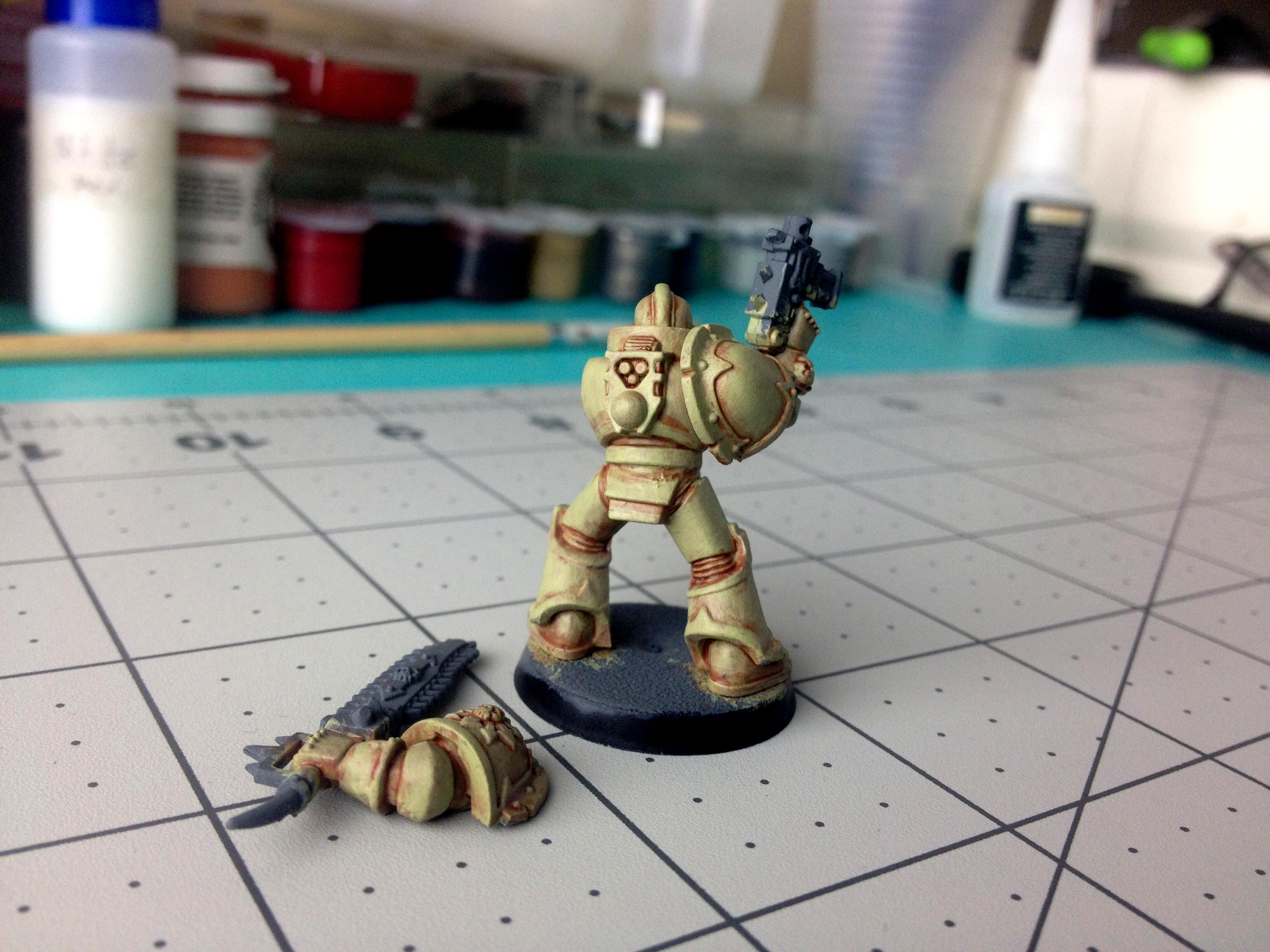 Chaos, Death Guard, Nurgle, Space Marines, Warhammer 40,000, Work In Progress