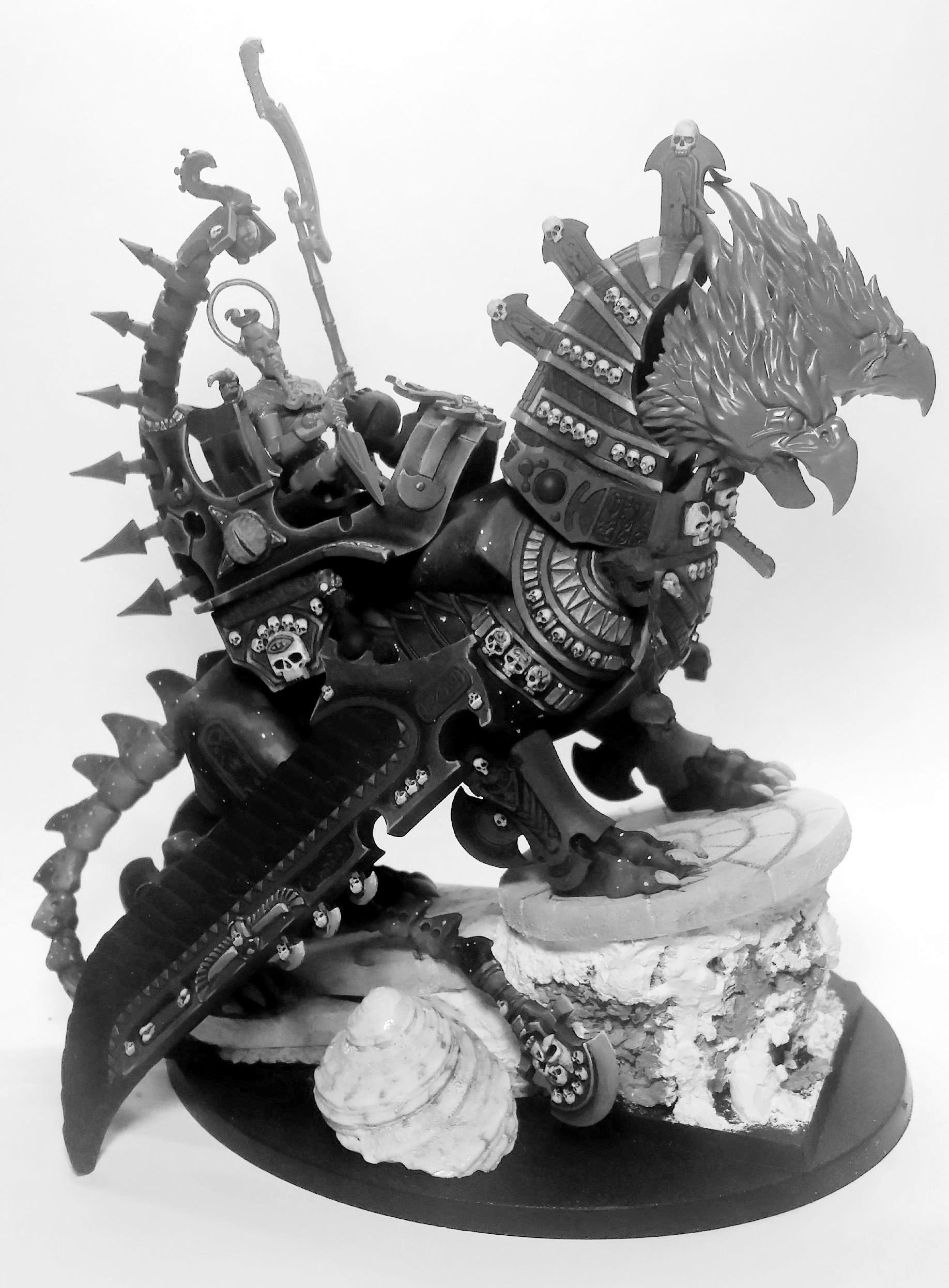 Conversion, Daemons, Fluff, Herald, Tzeentch, Warhammer 40,000, Work In Progress