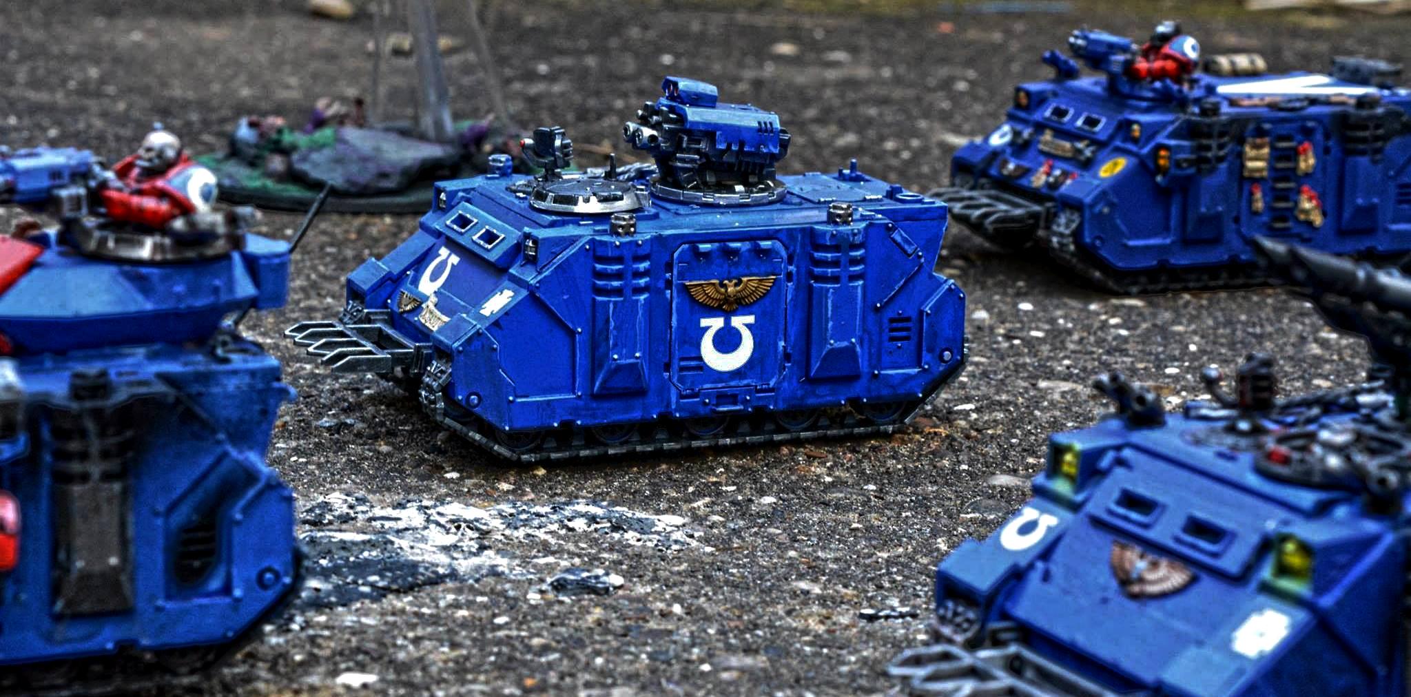 Heavy Bolter, Razorback, Space Marines, Tank, Ultramarines