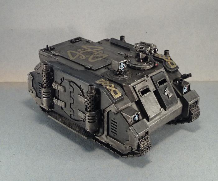 Deimos, Rhino, Space Marines, Space Wolves - Iron Wolves Rhino ...