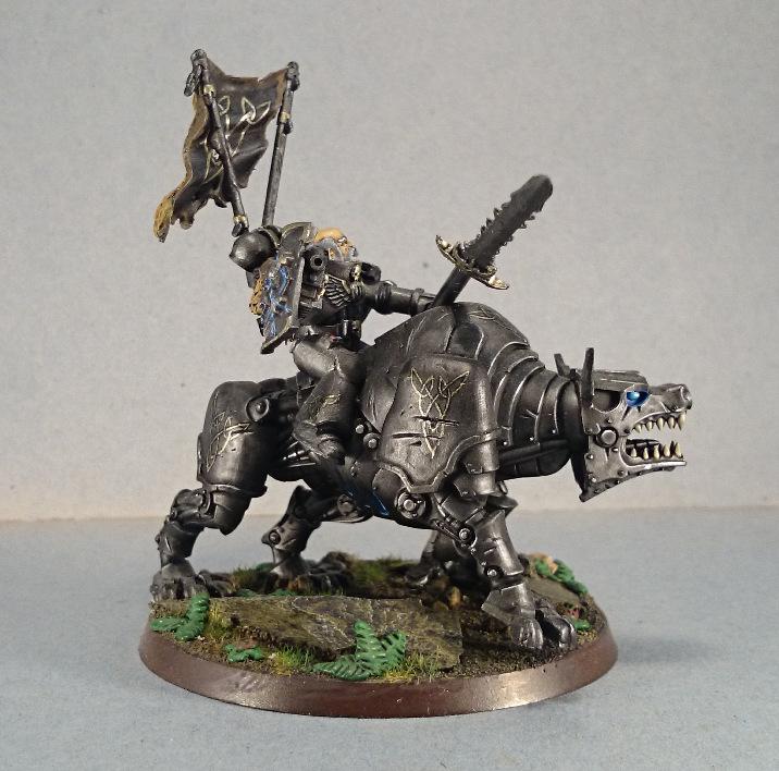 Space Marines, Space Wolves, Thunder, Thunderwolf, Wolf Lord