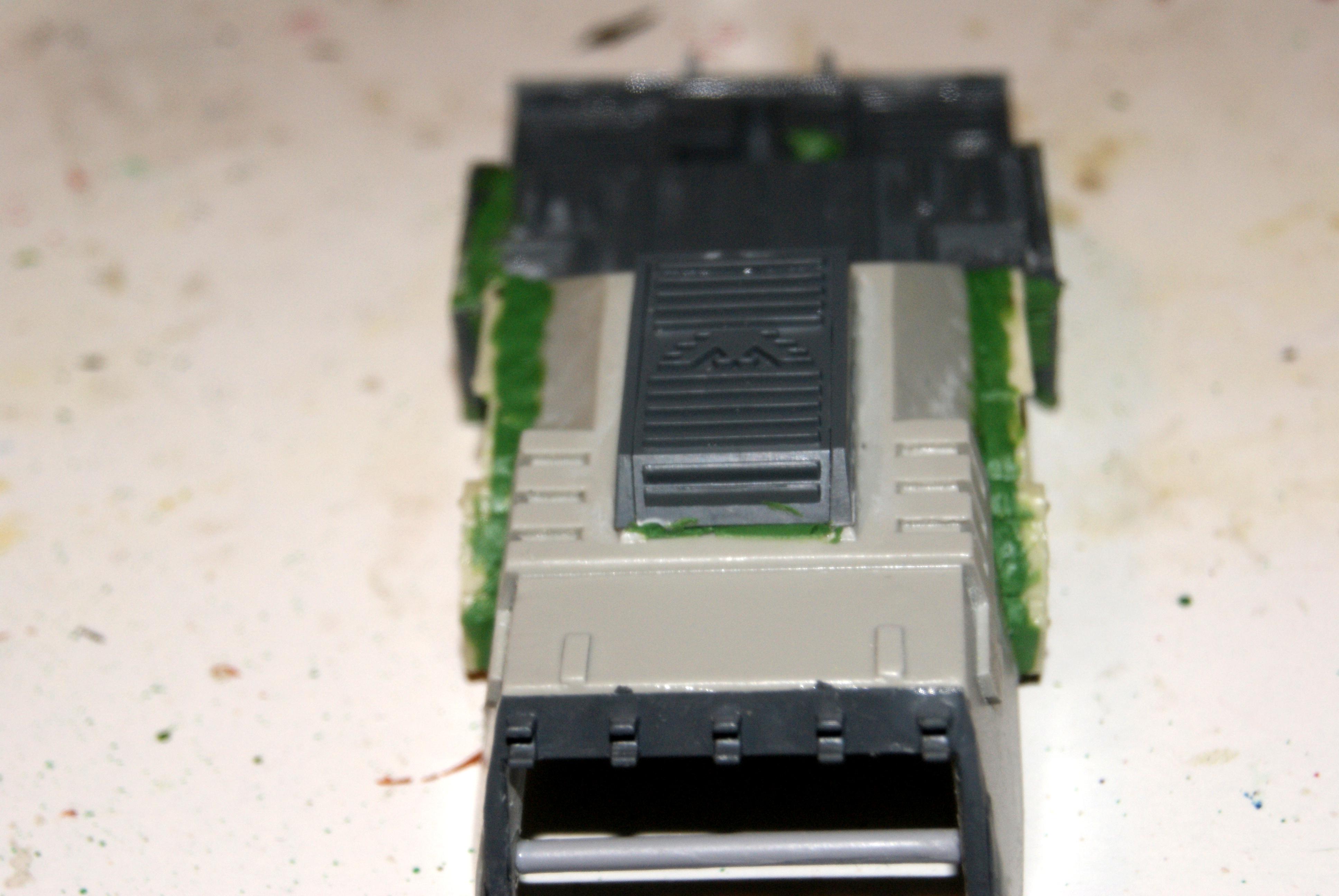 Green stuff blocking out