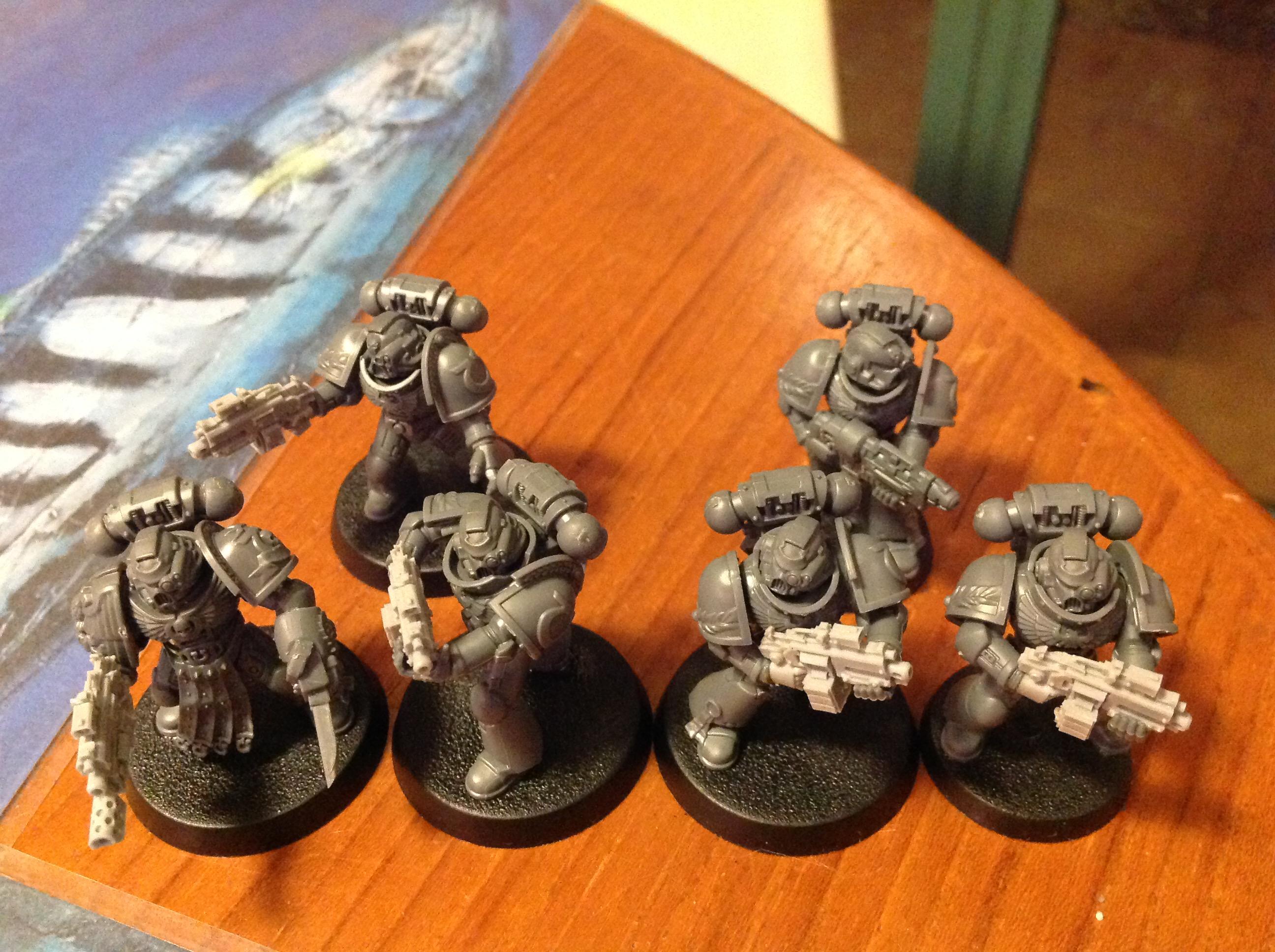 Ultramarines, Tactical marines being built