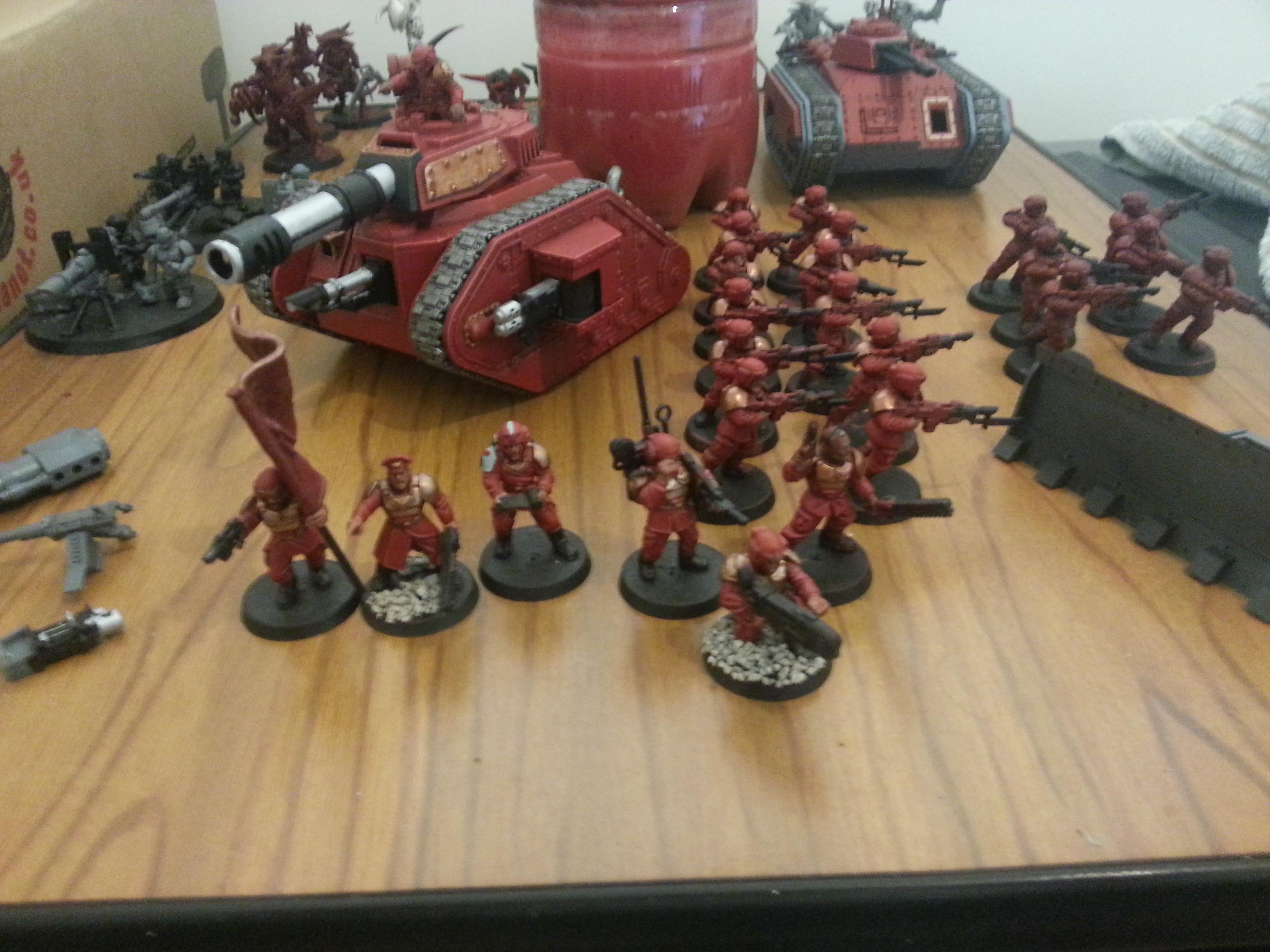 Cadians, Imperial Guard, Red