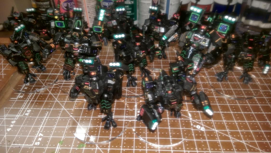 Army, Commande, Crisis Battlesuit, Detail, Empire, Neon, New, Old, Suit, Tau, Tron, Warhammer 40,000, XV8
