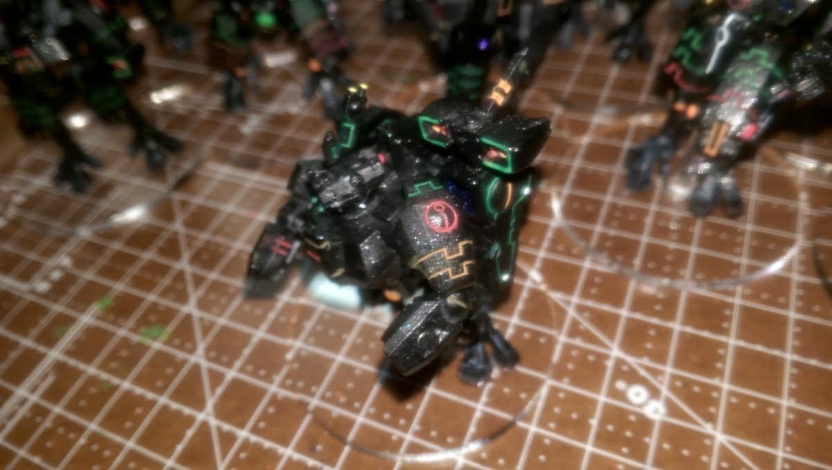 Army, Commande, Crisis Battlesuit, Detail, Empire, Neon, New, Old, Suit, Tau, Tron, Warhammer 40,000, XV8