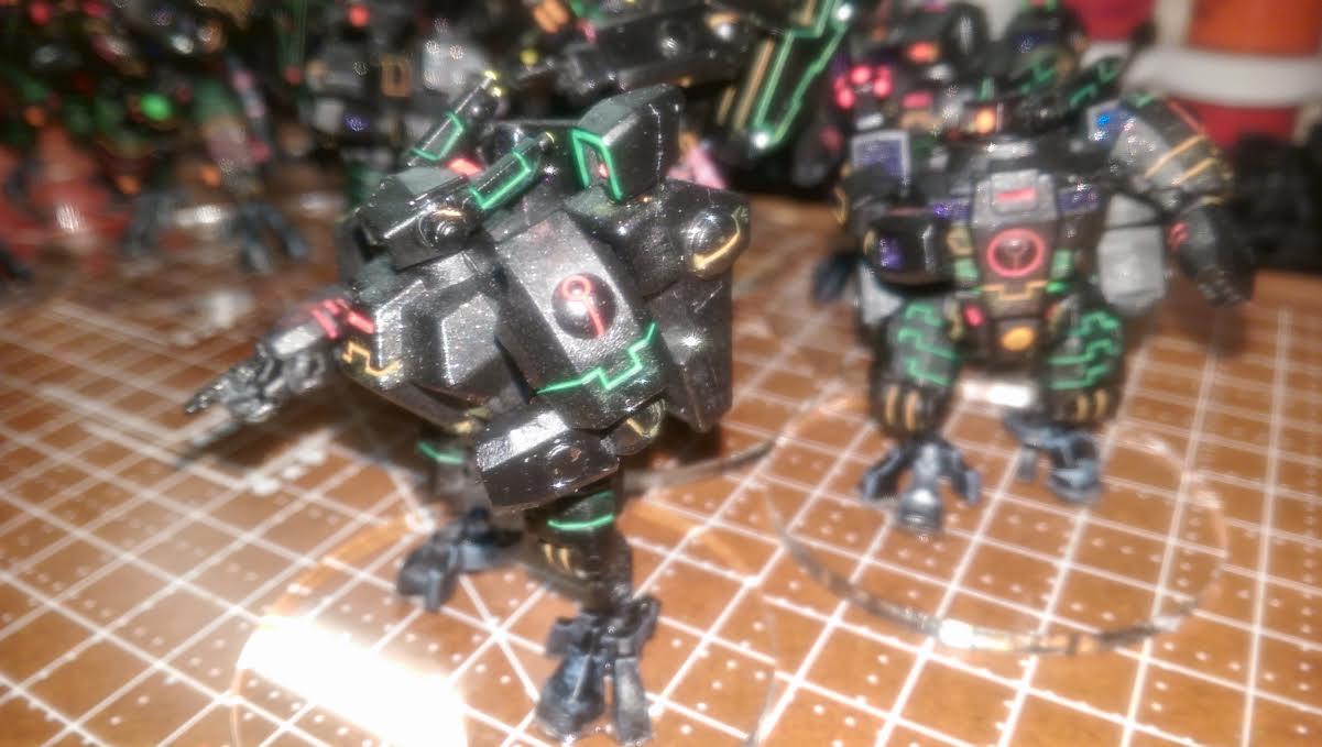 Army, Commande, Crisis Battlesuit, Detail, Empire, Neon, New, Old, Suit, Tau, Tron, Warhammer 40,000, XV8
