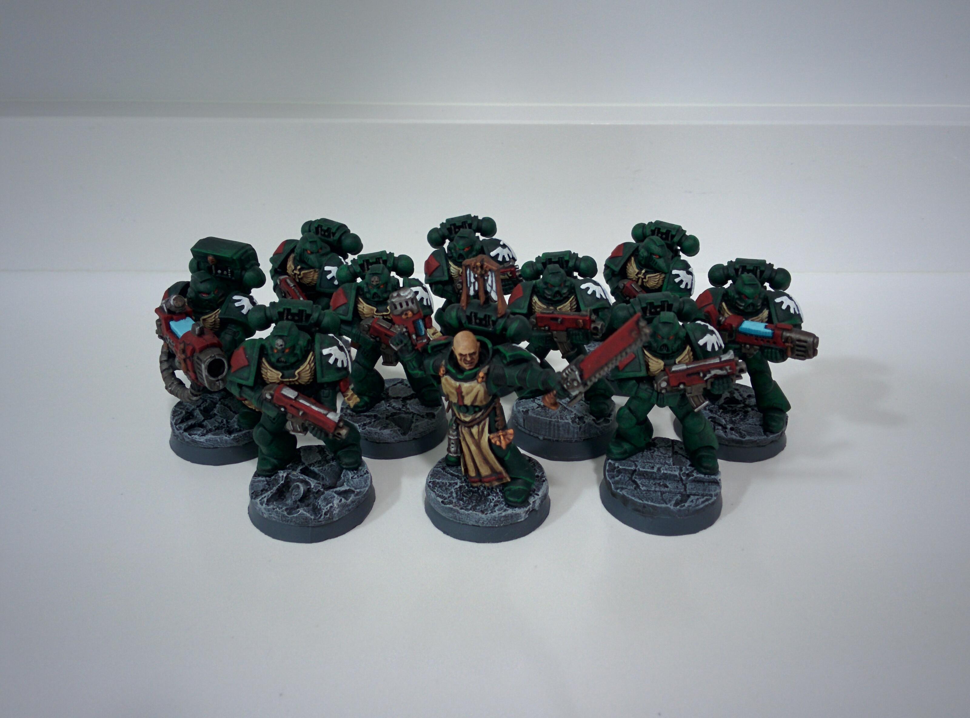 Dark Angels Tactical Squad Plasma Space Marines