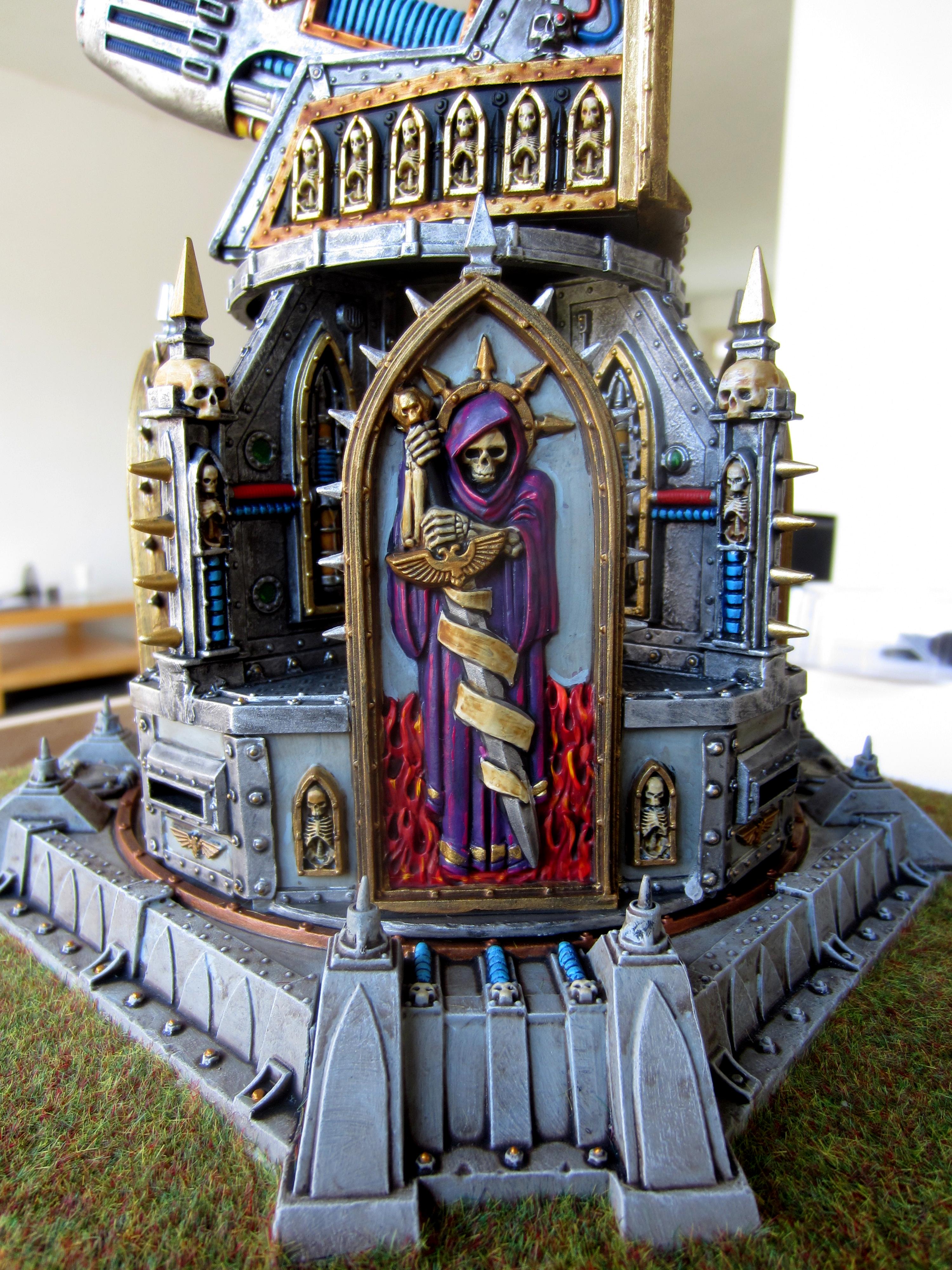 Base, Fortification, Games Workshop, Plasma Obliterator, Plastic, Turret