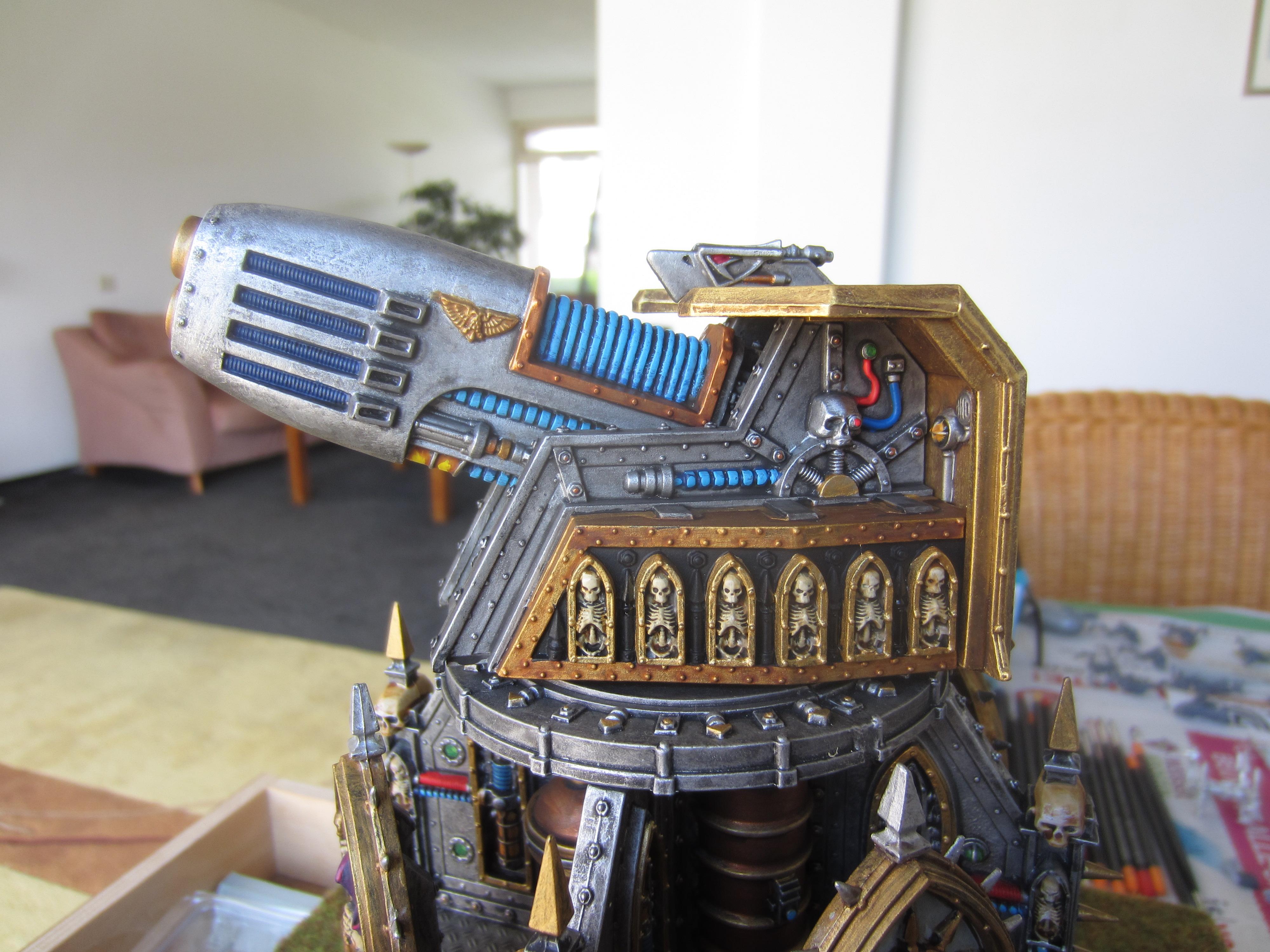 Base, Fortification, Games Workshop, Plasma Obliterator, Plastic, Turret