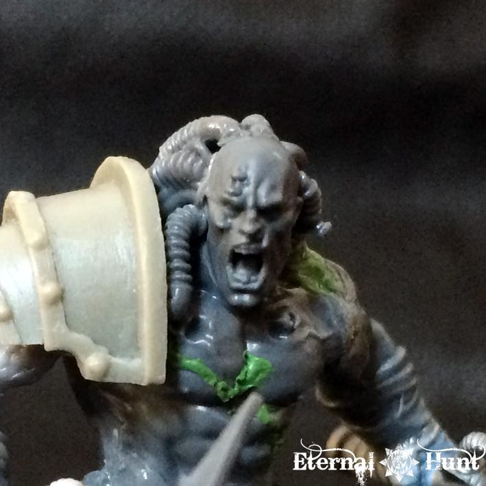 30k, Angron, Butcher's Nails, Conversion, Horus Heresy, Kitbash, Plastic, Primarch, Slaughterpriest, Work In Progress, World Eaters