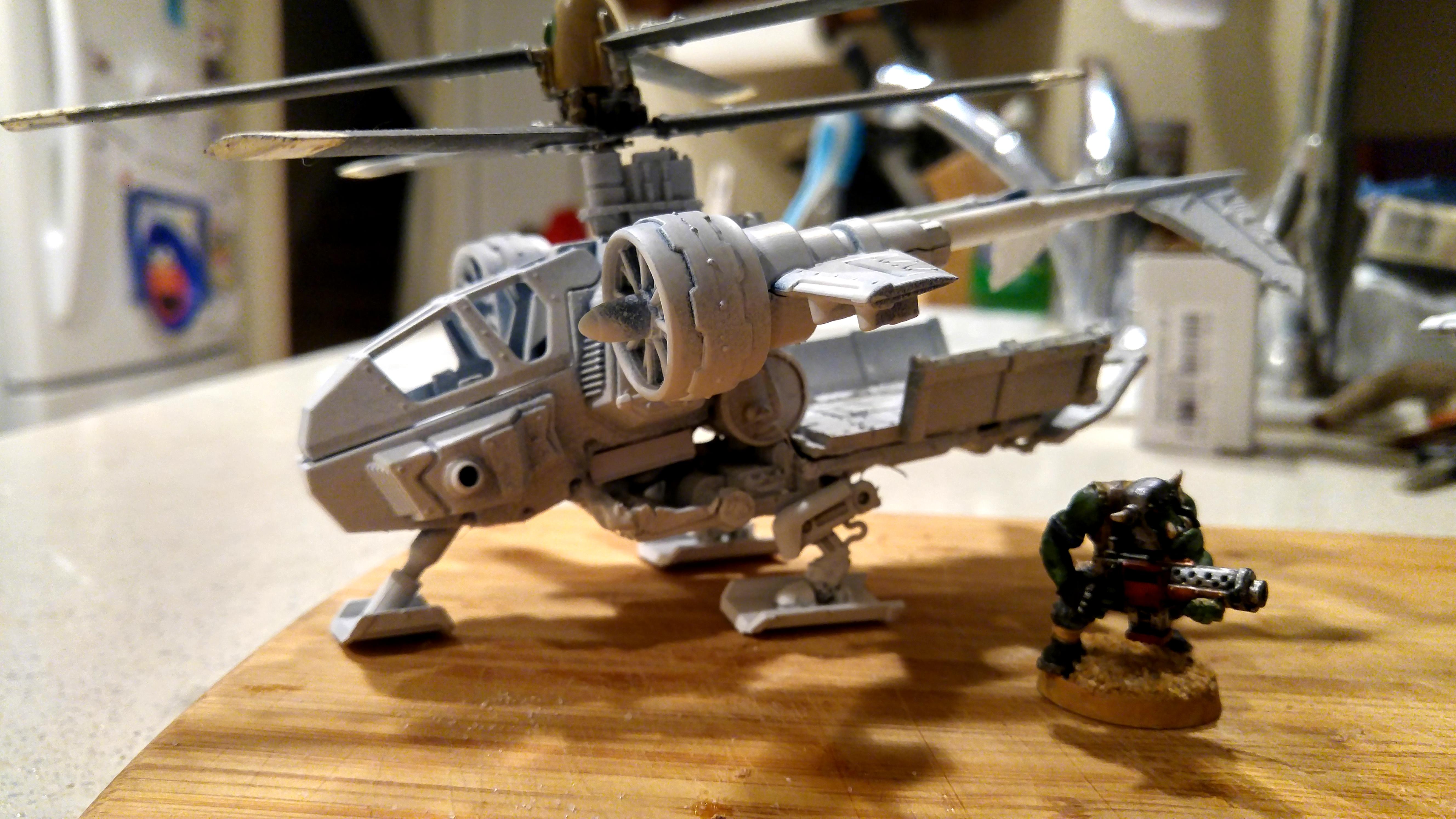 Deffkopta, Helicopter, Kit-bash, Orks, Warkopta