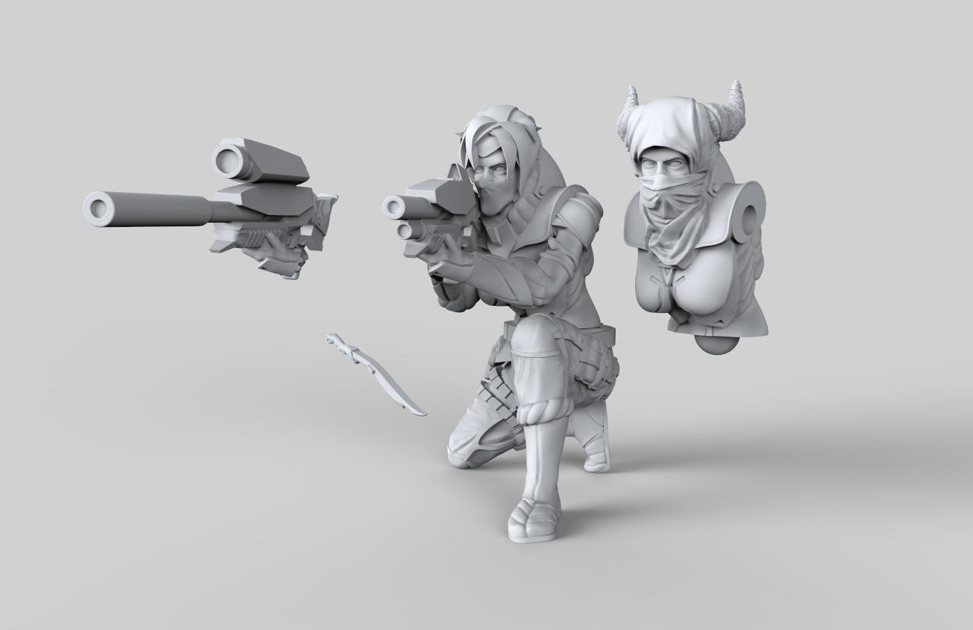 Anazi Dynasty - Light Scout (female 01)