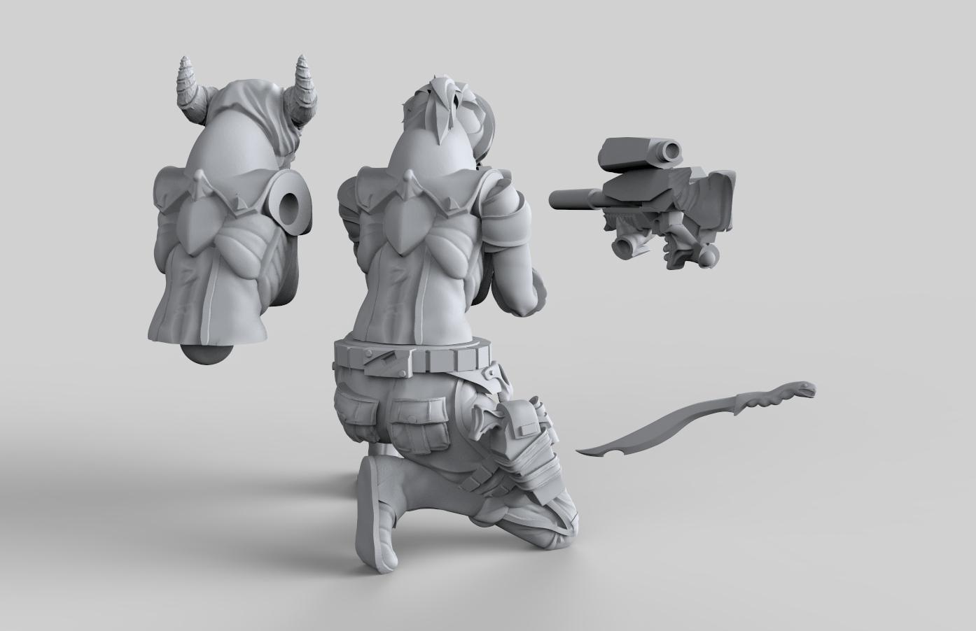 Anazi Dynasty - Light Scout (female 01)