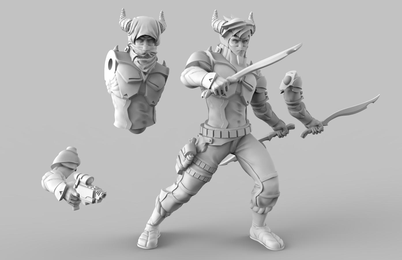 Anazi Dynasty - Light Scout (male 01)