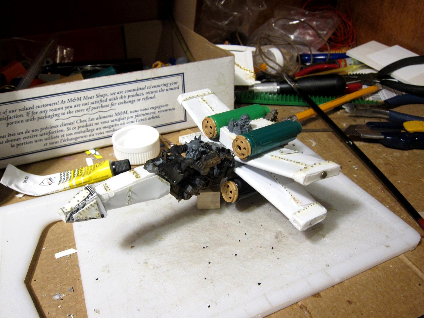 Bike, Conversion, Deffkopta, Jetbike, Orks, Skimmer, X-Wing