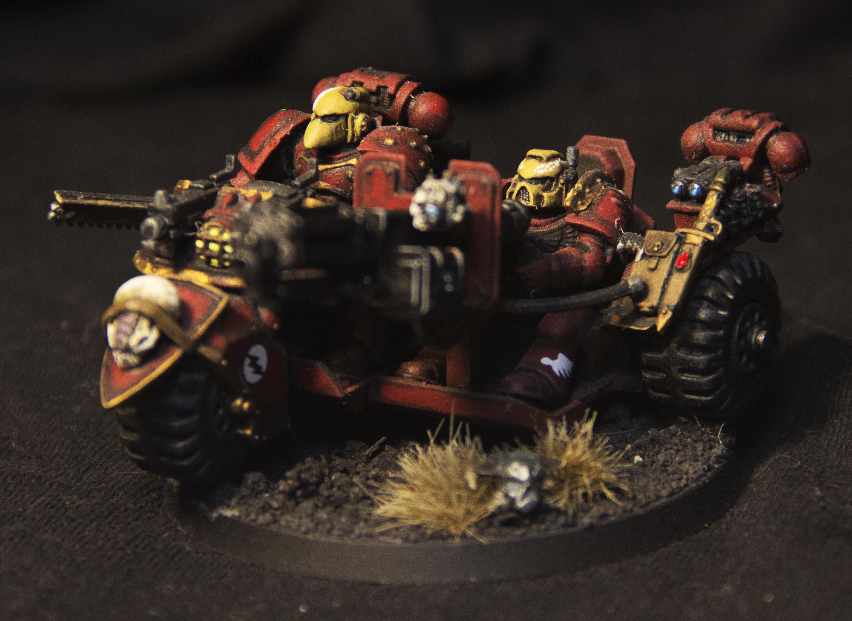 Assault Cannon, Attack Bike, Blood Angels, Conversion, Ix, Legion
