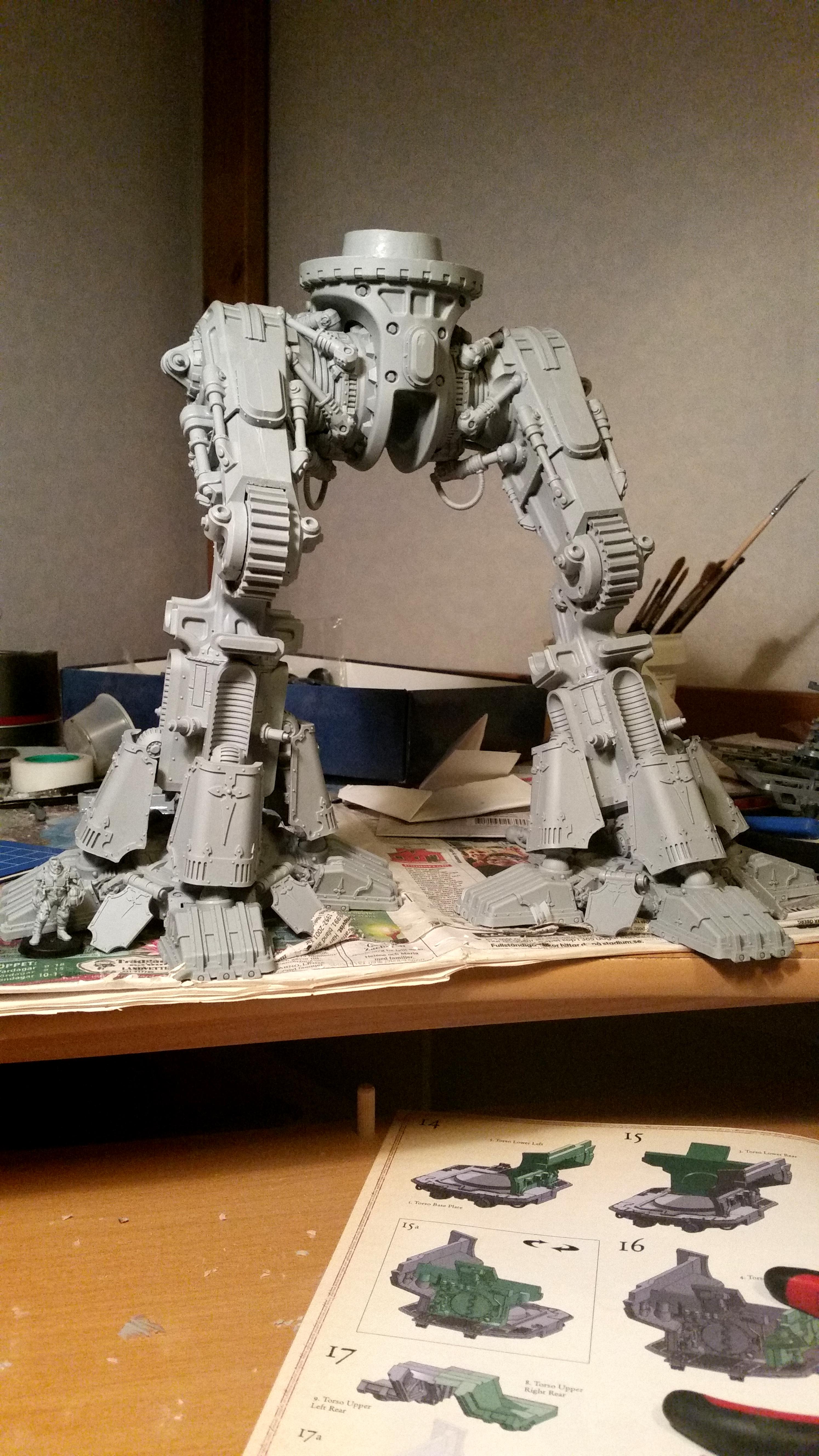 Titan, Warhammer 40,000, Warlord, Work In Progress